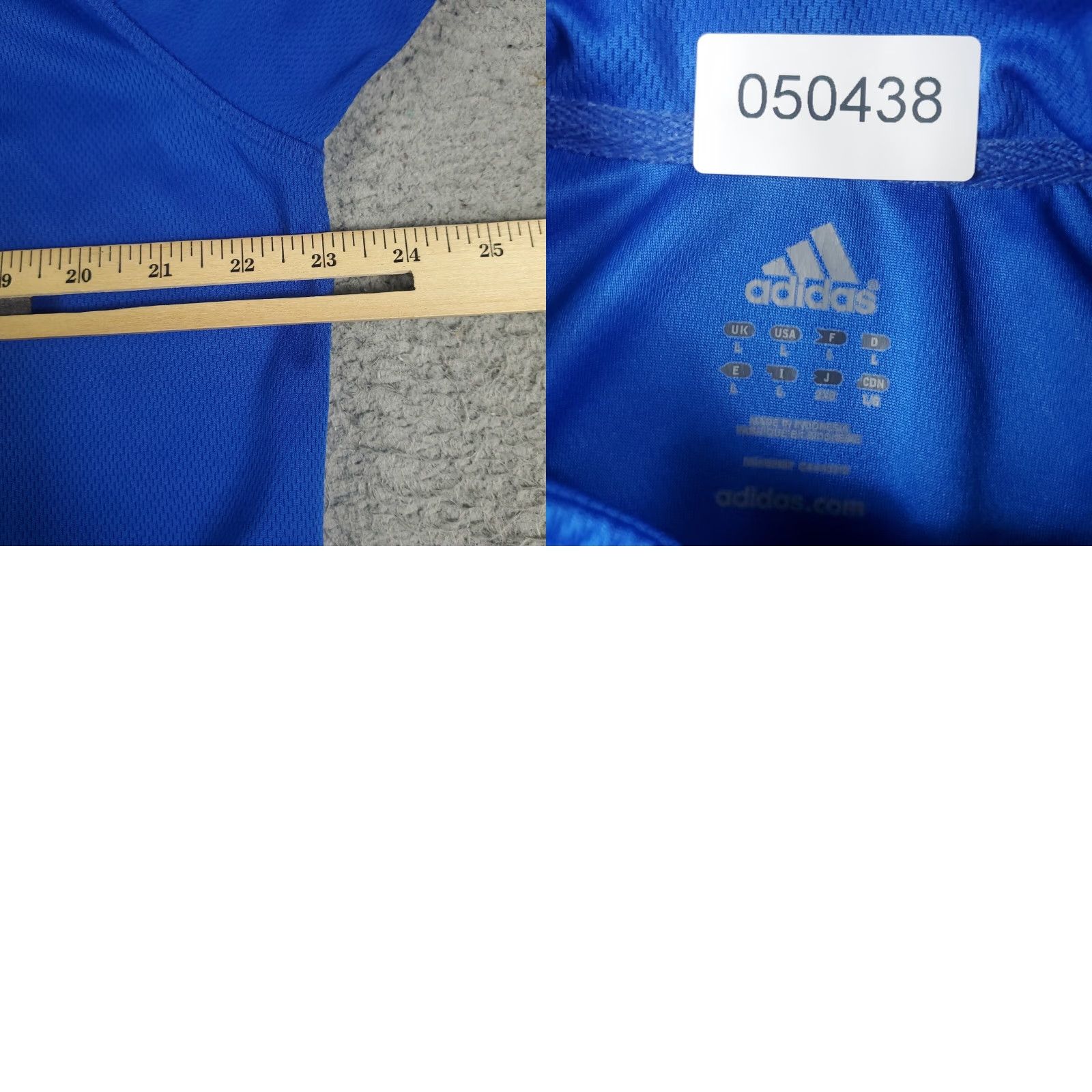 Adidas Adidas T Shirt Mens Size Medium Blue 1/4 Zip Active Pullover Long Sleeve Size US M / EU 48-50 / 2 - 8 Thumbnail