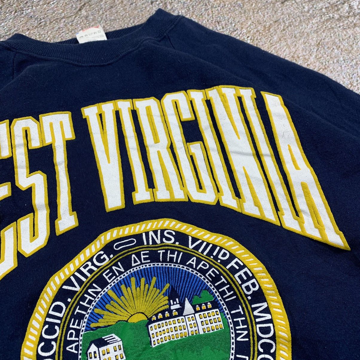 Fruit Of The Loom Vintage 90s West Virginia Sweatshirt Crewneck Size US L / EU 52-54 / 3 - 2 Thumbnail
