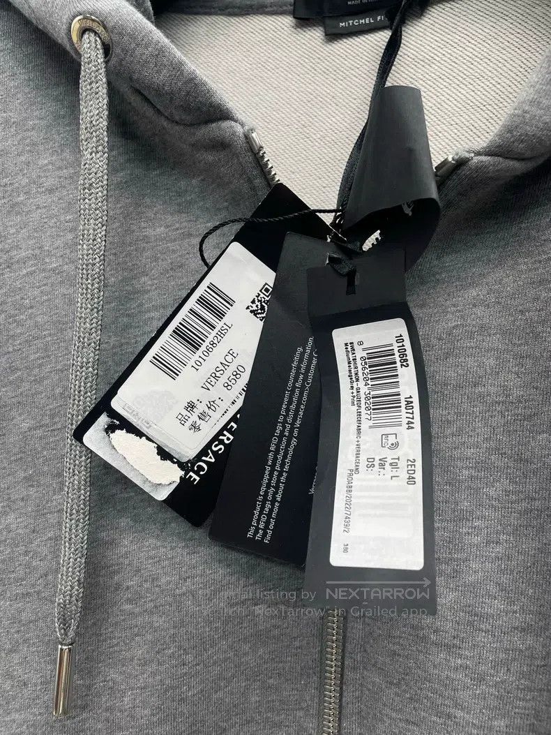 Versace Versace Main line Barack hooded sweatshirt jacket Size US S / EU 44-46 / 1 - 4 Thumbnail