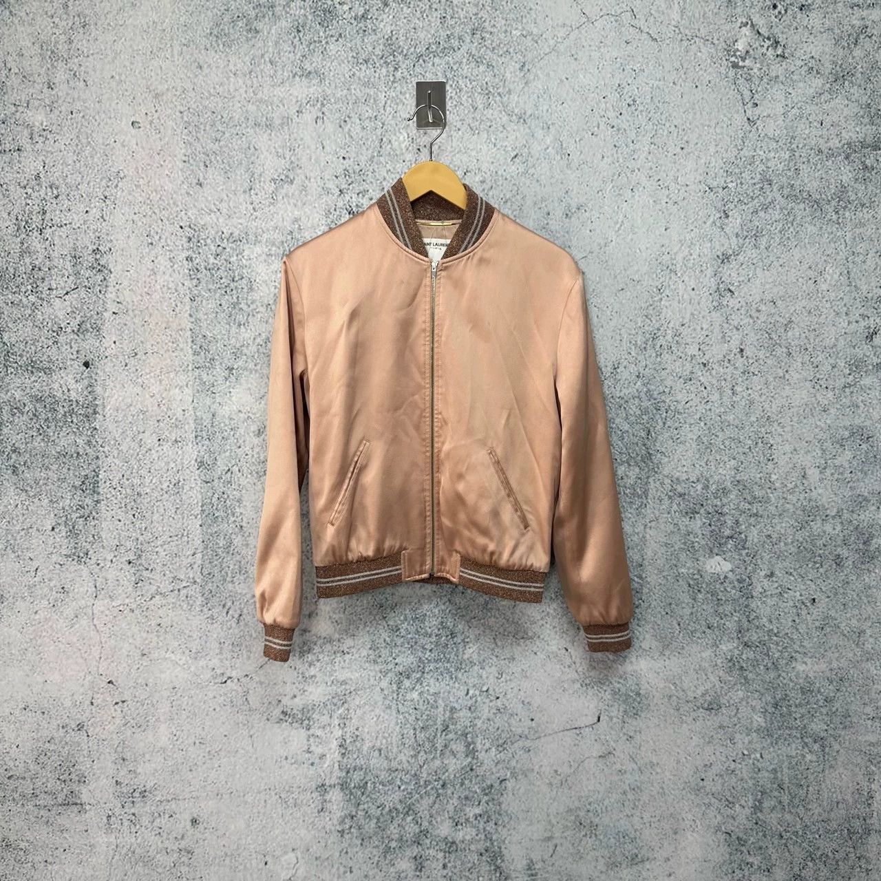 Saint Laurent Paris Saint Laurent Paris Velvet baseball jacket Size US XS / EU 42 / 0 - 1 Thumbnail