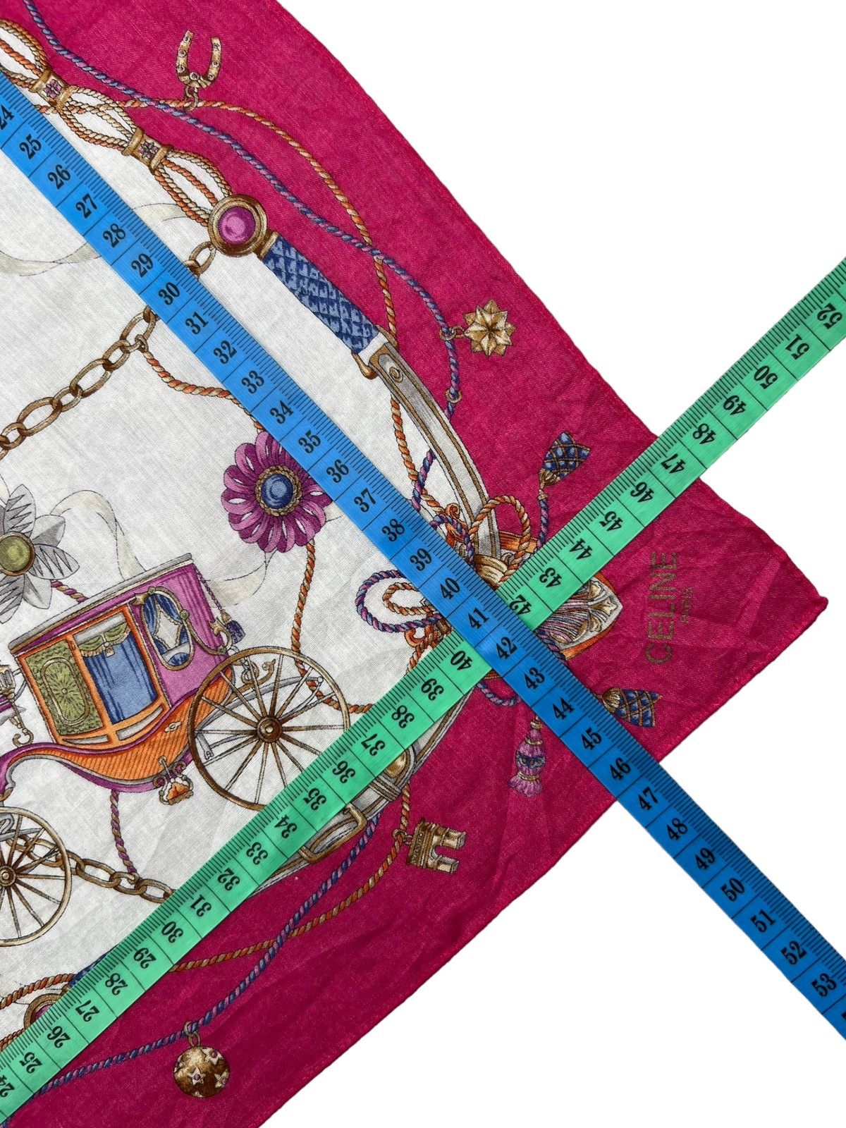 Celine Celine Handkerchief Neckerchief Bandana Pocketsquare Size ONE SIZE - 5 Thumbnail