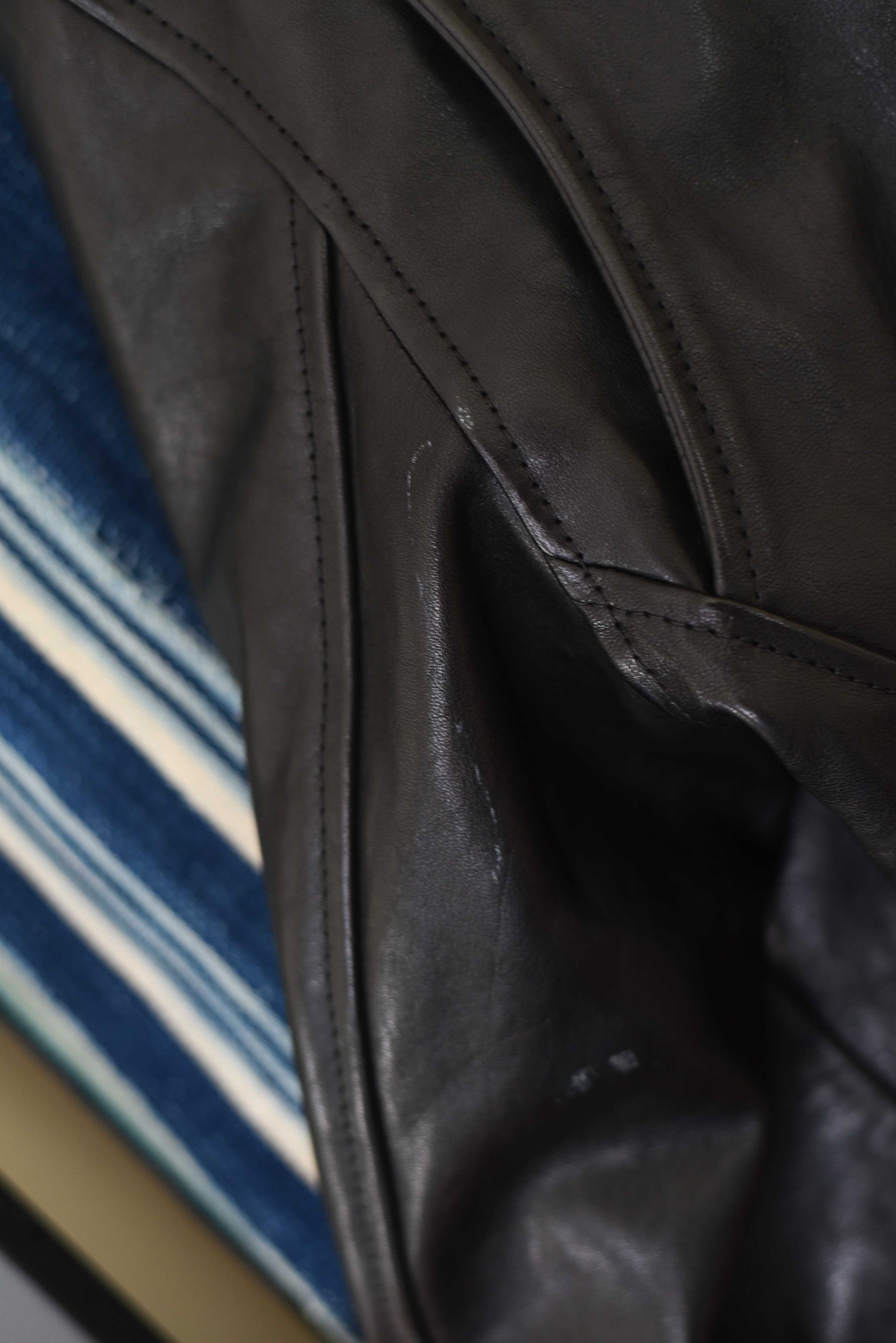 Other Bill Kelso Durable Code 33 Black Horsehide Leather Jacket 40 Size US M / EU 48-50 / 2 - 12 Thumbnail