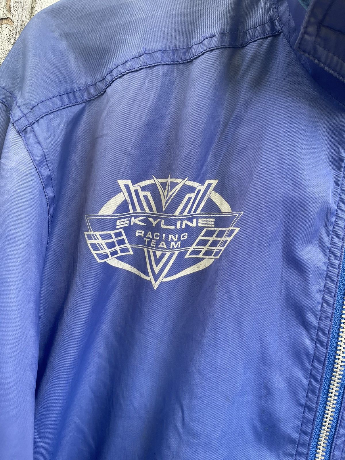 Japanese Brand × Vintage Vintage Skyline Racing Team Nylon Jacket (1990s) Size US M / EU 48-50 / 2 - 5 Thumbnail