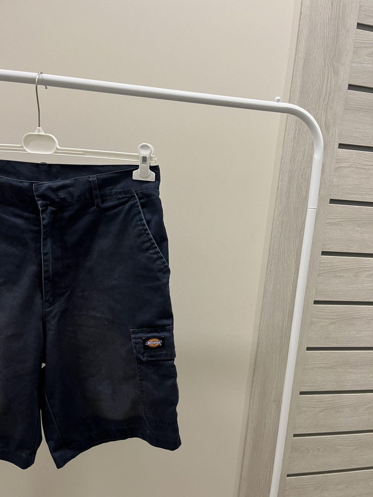Dickies Vintage 90s Dickies Cargo Shorts Y2K Blue Size 32 Size US 32 / EU 48 - 2 Thumbnail