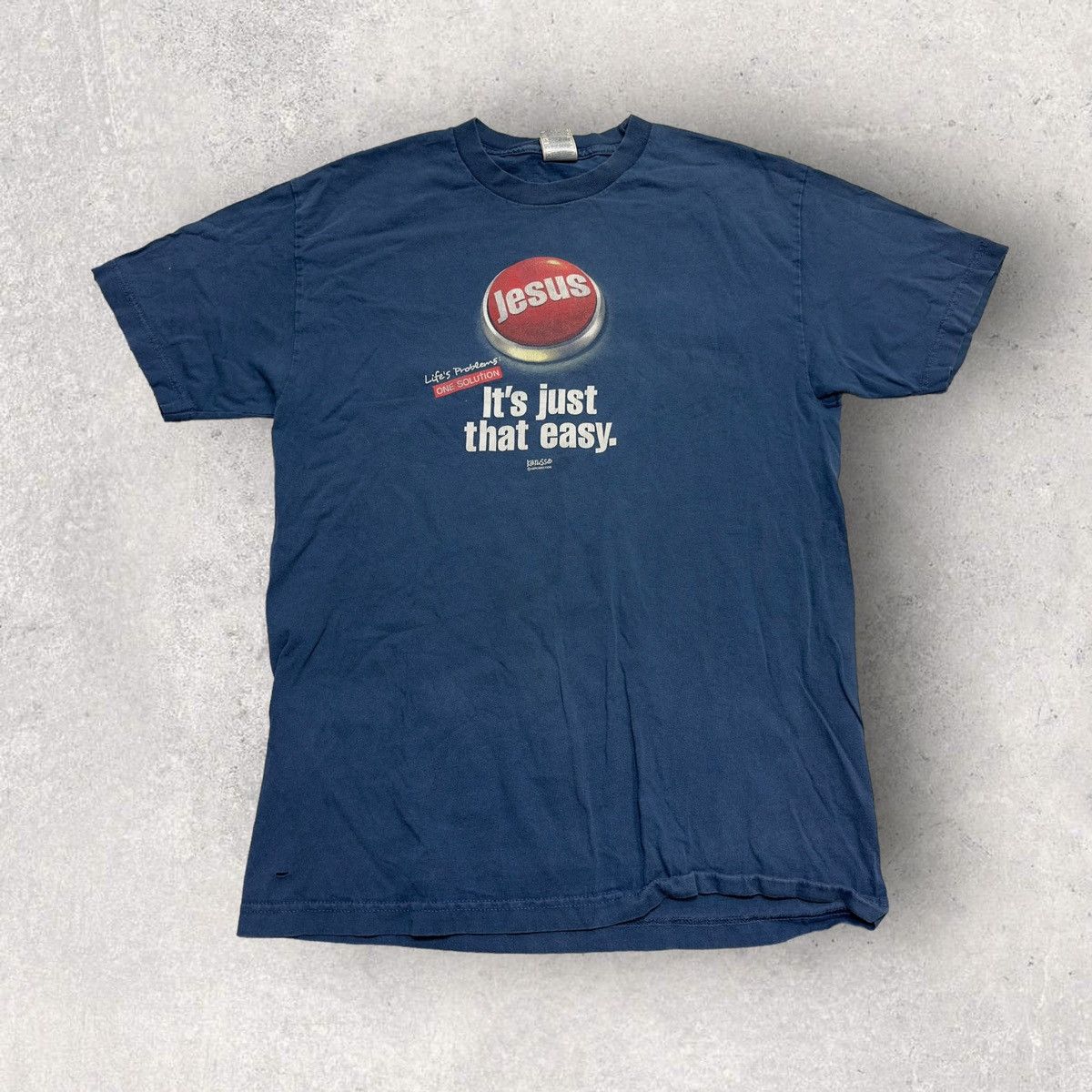 Alstyle × Vintage Vintage Jesus tee Size US L / EU 52-54 / 3 - 1 Thumbnail