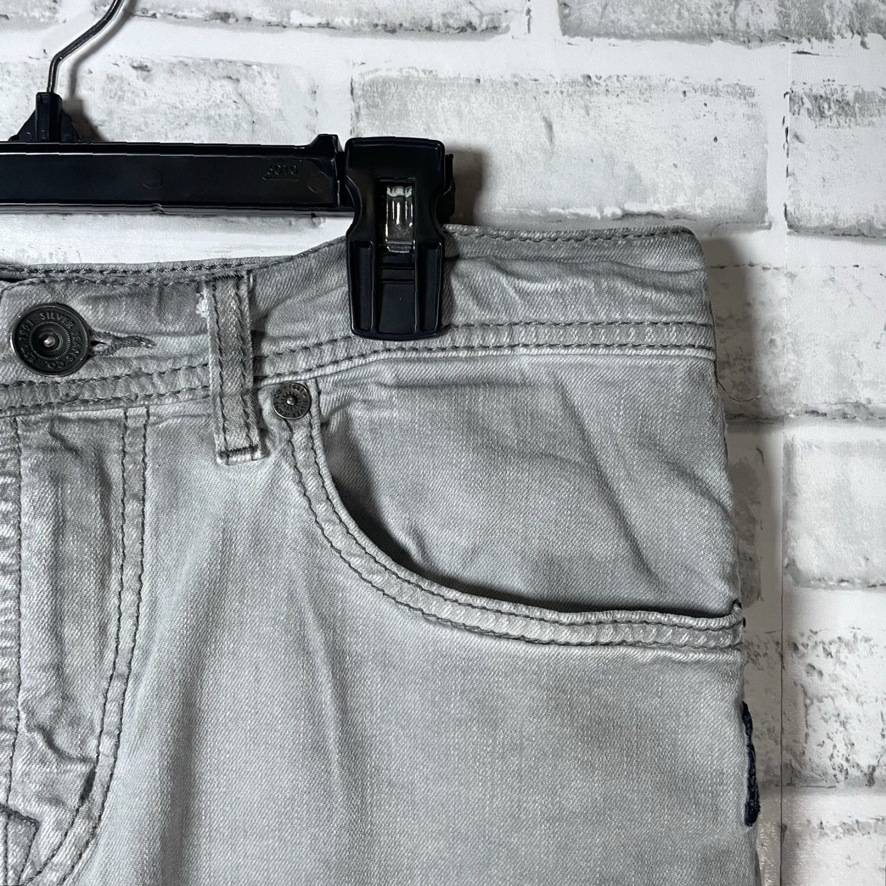 Silver Jeans Co. Silver Jeans Co. Grayson Gray Denim Jeans Women’s Size 32 Size 24" / US 00 / IT 34 - 2 Thumbnail