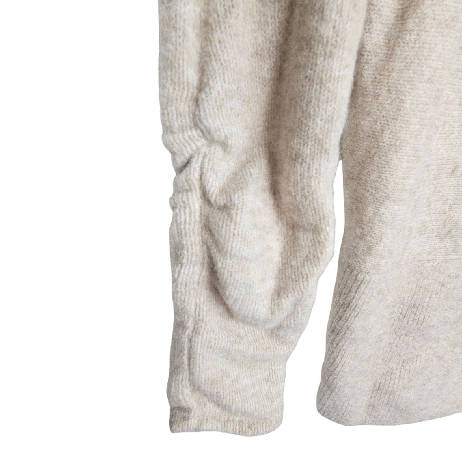 White House Black Market White House Black Market Sweater Women XS Tan Wool Blend Size XS / US 0-2 / IT 36-38 - 4 Thumbnail