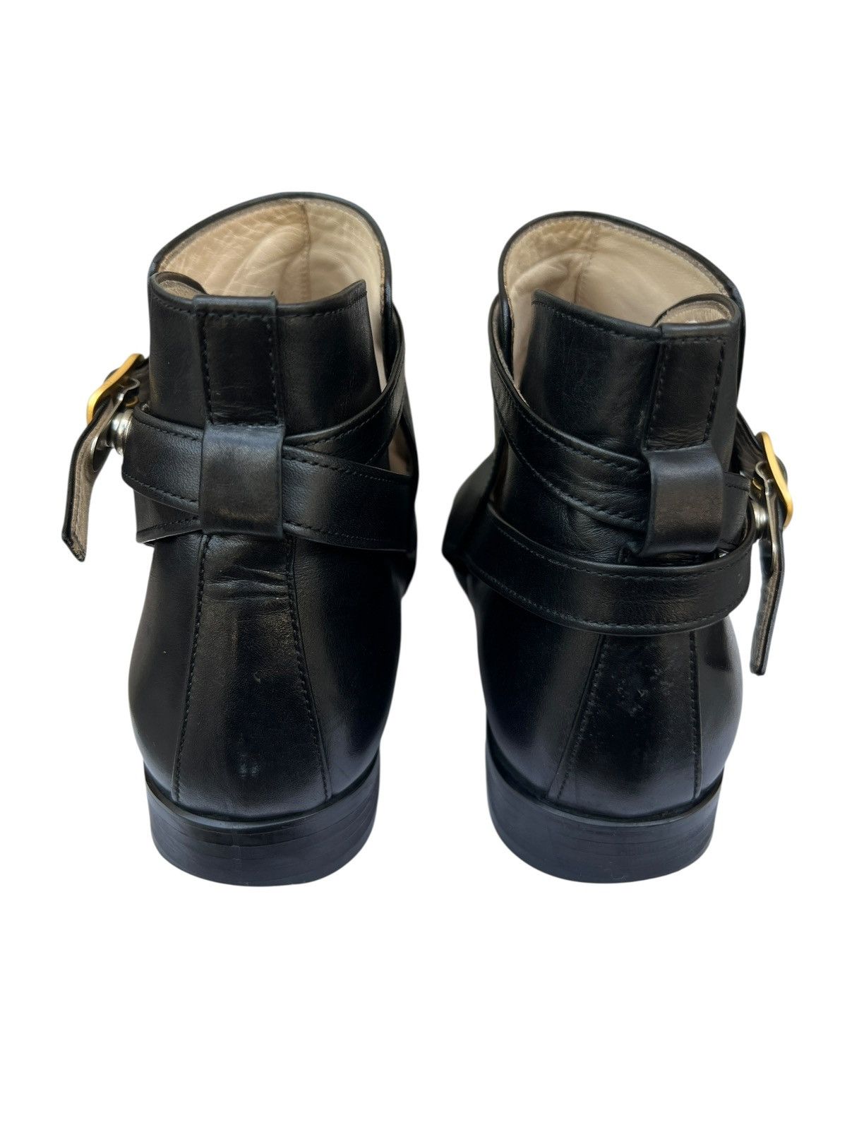 Margaret Howell Margaret Howell London Mid Heel Angkle Black Leather Boots Size US 7 / IT 37 - 5 Thumbnail