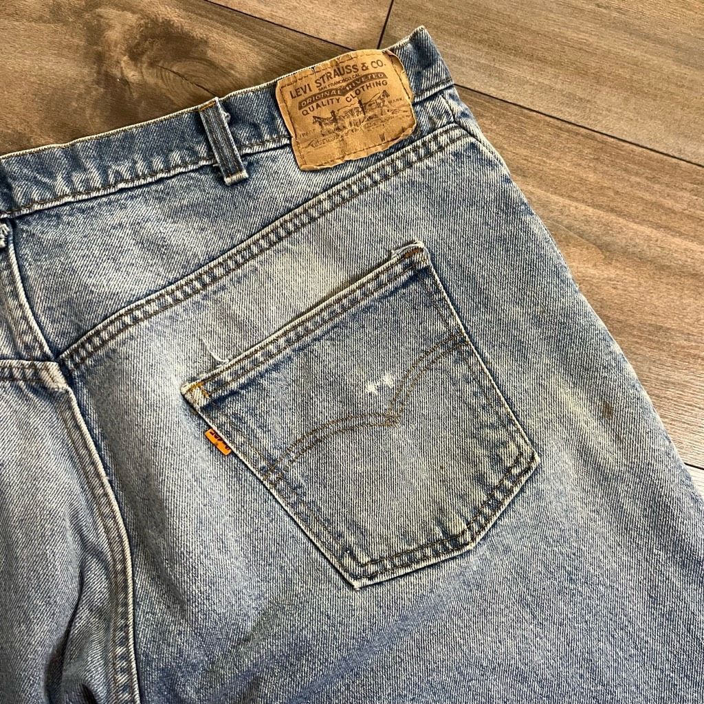Levi's Vintage Levi’s Orange Tab Light Wash Jeans Men 40x31 Size US 40 / EU 56 - 5 Thumbnail