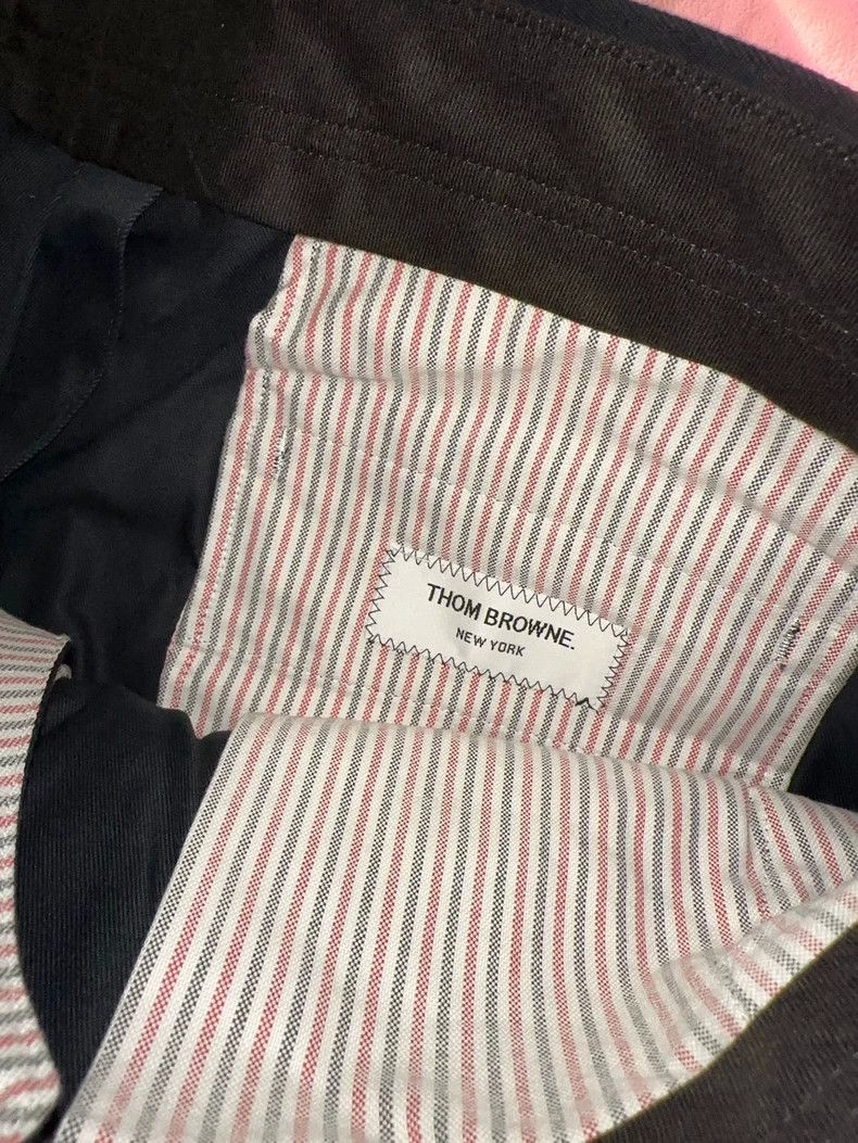 Thom Browne Thom Browne size4 Navy blue casual trousers Size 38S - 2 Thumbnail