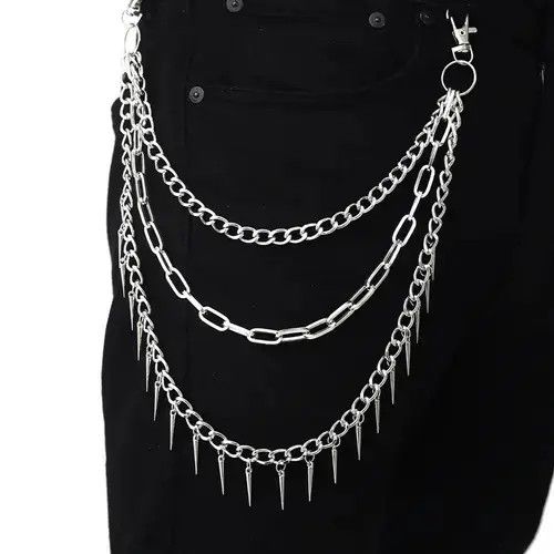 Other Unisex Layered Pants Chain Punk Accessories Size ONE SIZE - 1 Thumbnail