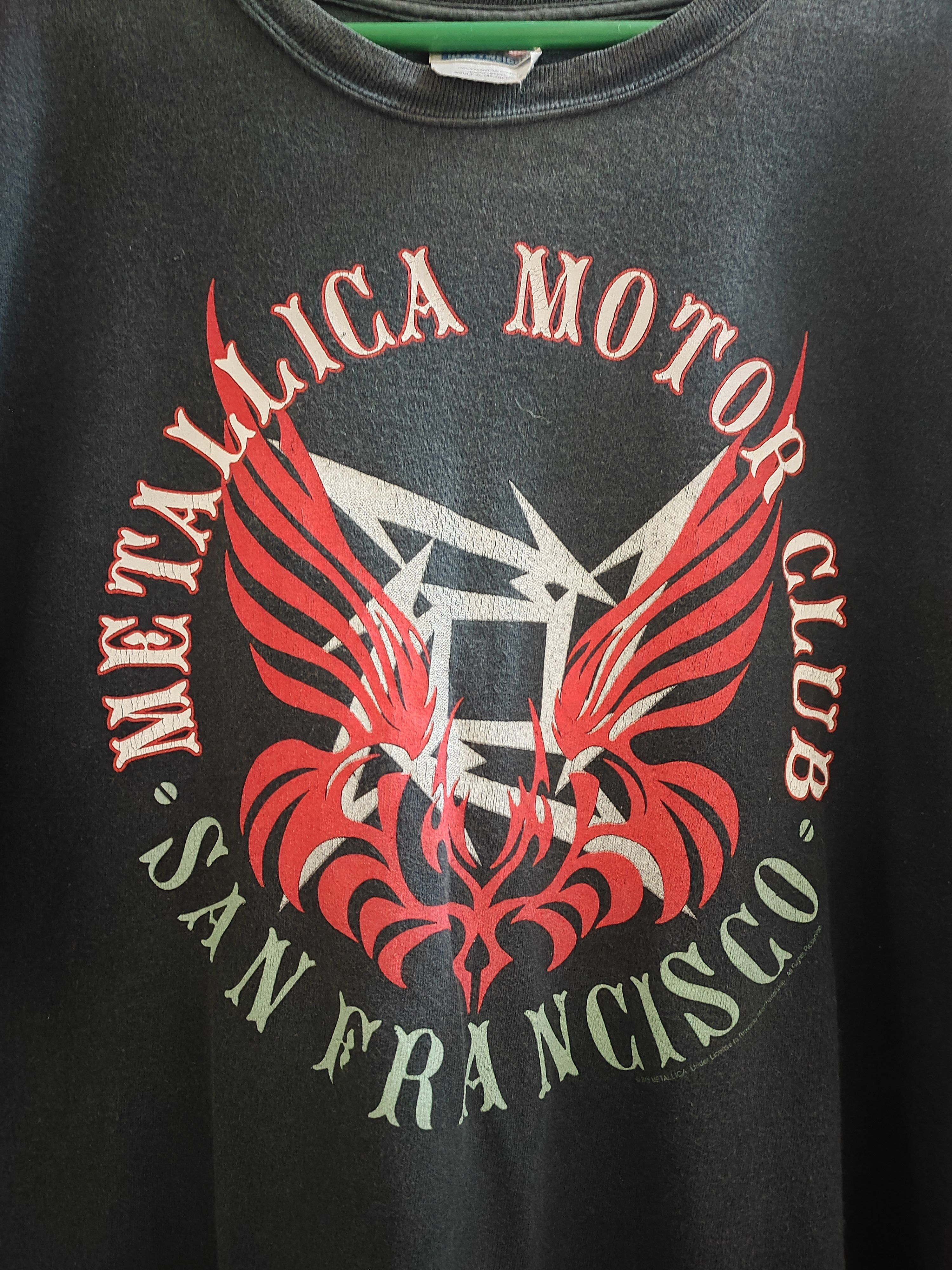 Vintage 2005 Band Tee Metallica Motor Club San Francisco