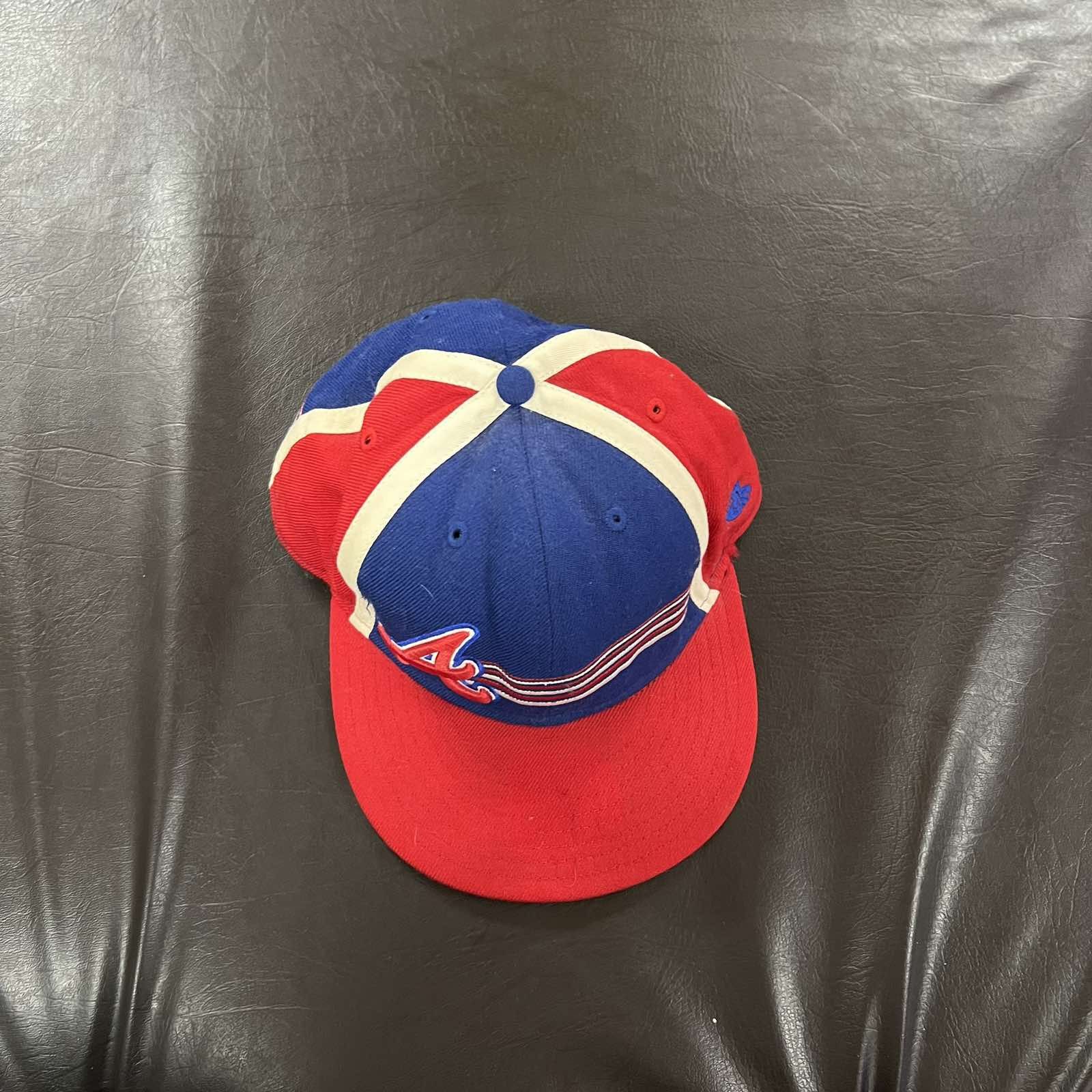 MLB × New Era × Vintage Atlanta Braves New Era MLB Hat Cap Vintage 90s Size ONE SIZE - 5 Thumbnail