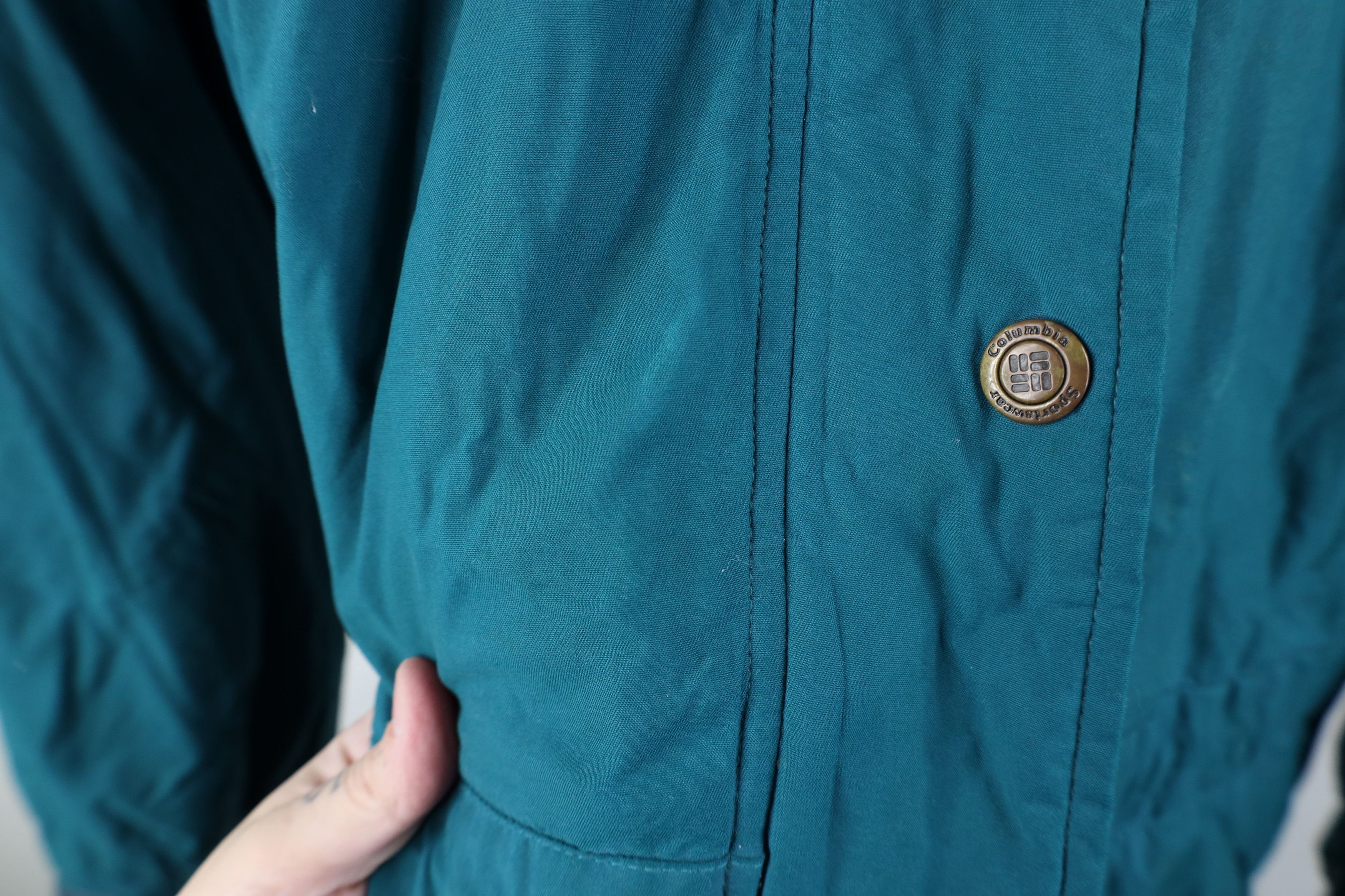Columbia Vintage 90s Columbia Fleece Lined Hooded Parka Jacket Size 3XL / US 20-22 - 5 Thumbnail