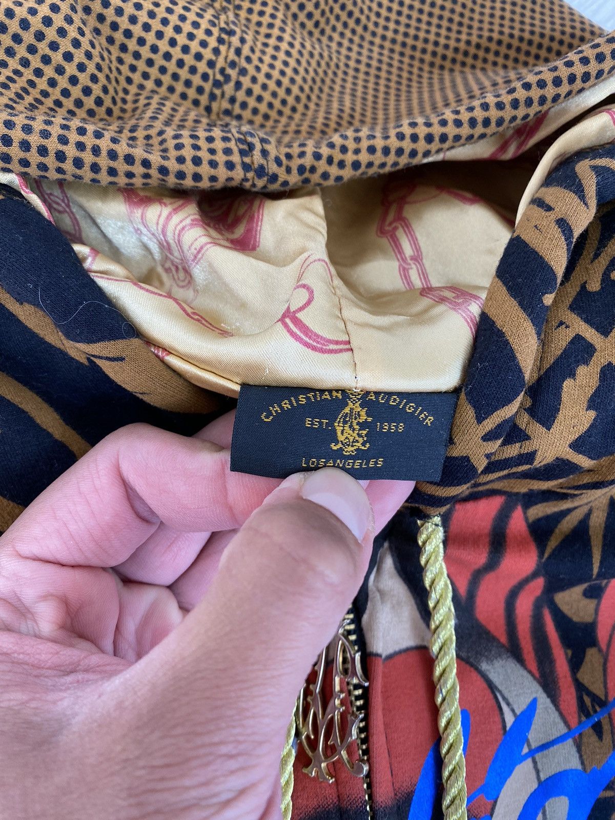 Christian Audigier × Japanese Brand Christian Audiger Y2k zip-hoodie size M Size US M / EU 48-50 / 2 - 21 Thumbnail