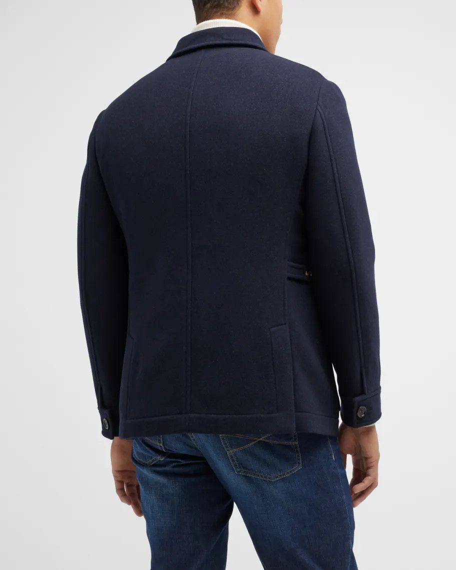 Brunello Cucinelli o1w1db10125 Jacket in Blue Size US S / EU 44-46 / 1 - 3 Thumbnail
