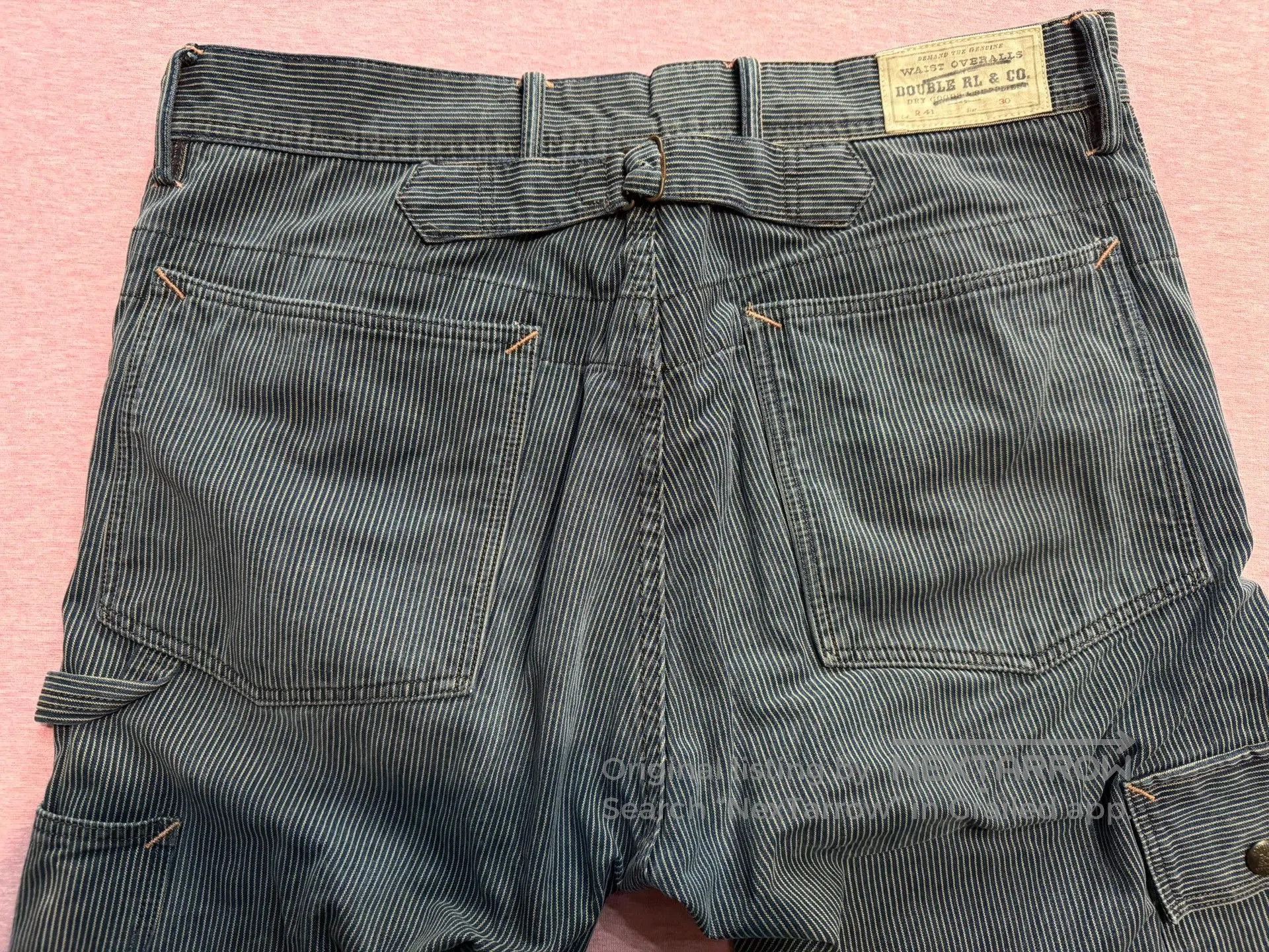 RRL Ralph Lauren RRL Early Striped Logger Pants. Size US 30 / EU 46 - 6 Thumbnail