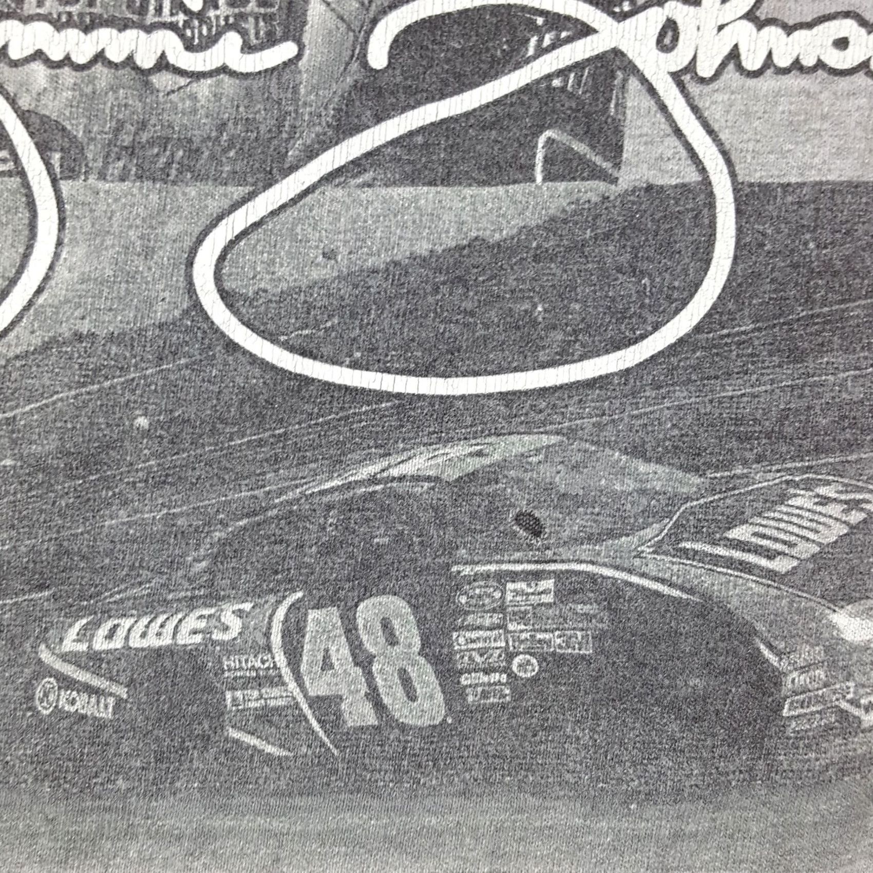 Chase Authentics VINTAGE Jimmie Johnson NASCAR Retro Gray T Shirt Large? XL? (Quantity Verified) Size US XL / EU 56 / 4 - 4 Thumbnail