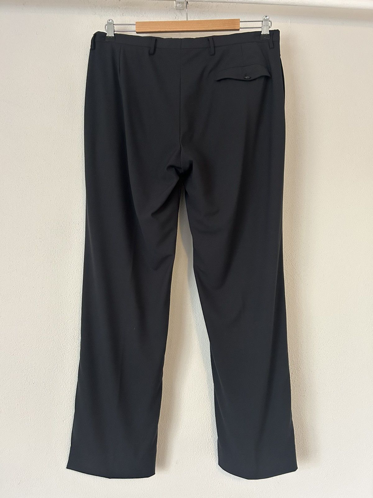 Prada Prada Wool-Blend Dress Pants in Charcoal Black (Size 52) Size US 36 / EU 52 - 6 Thumbnail