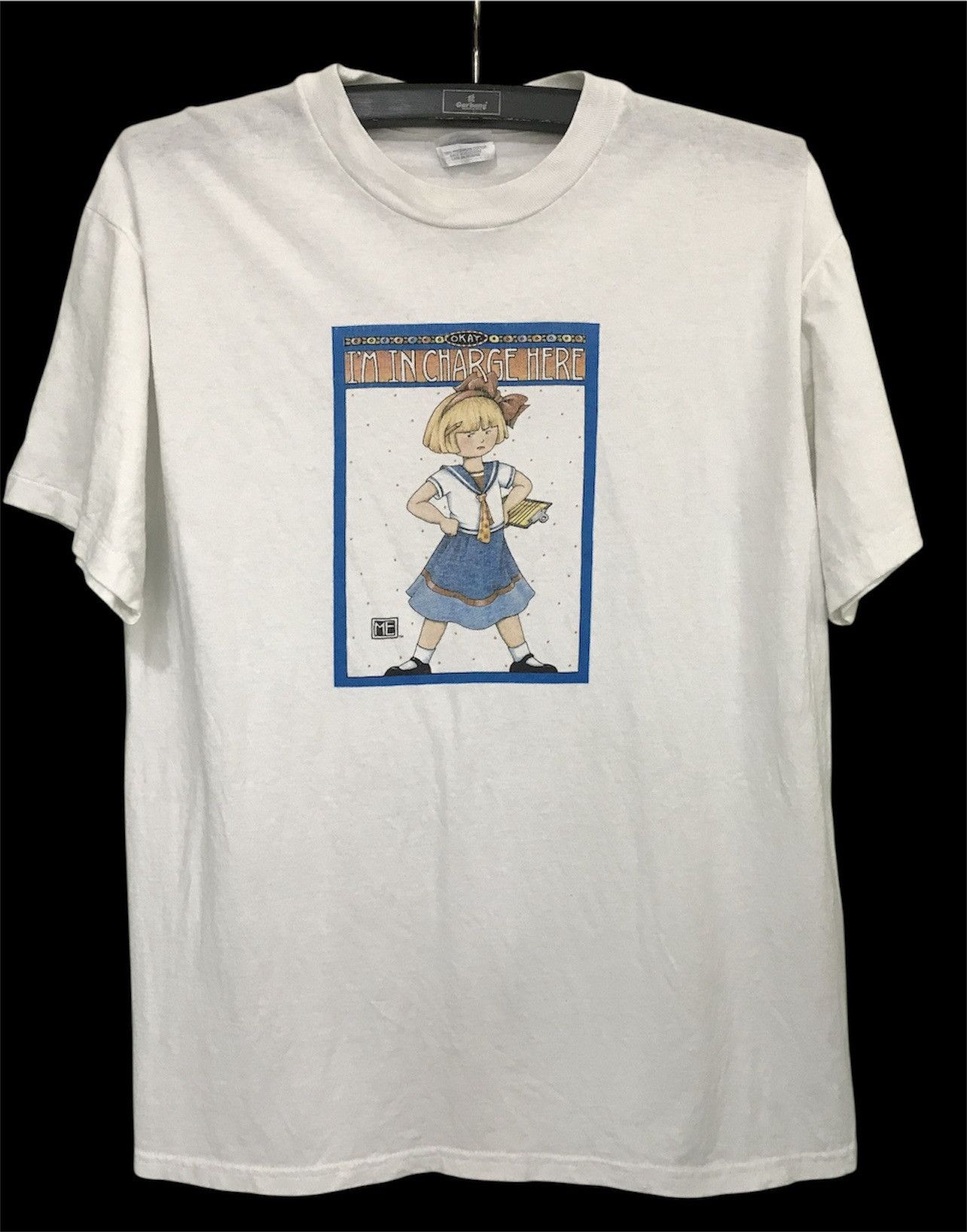 Vintage Vintage 90s MARY ENGELBREIT cartoon graphic streetwear tee Size US L / EU 52-54 / 3 - 2 Thumbnail