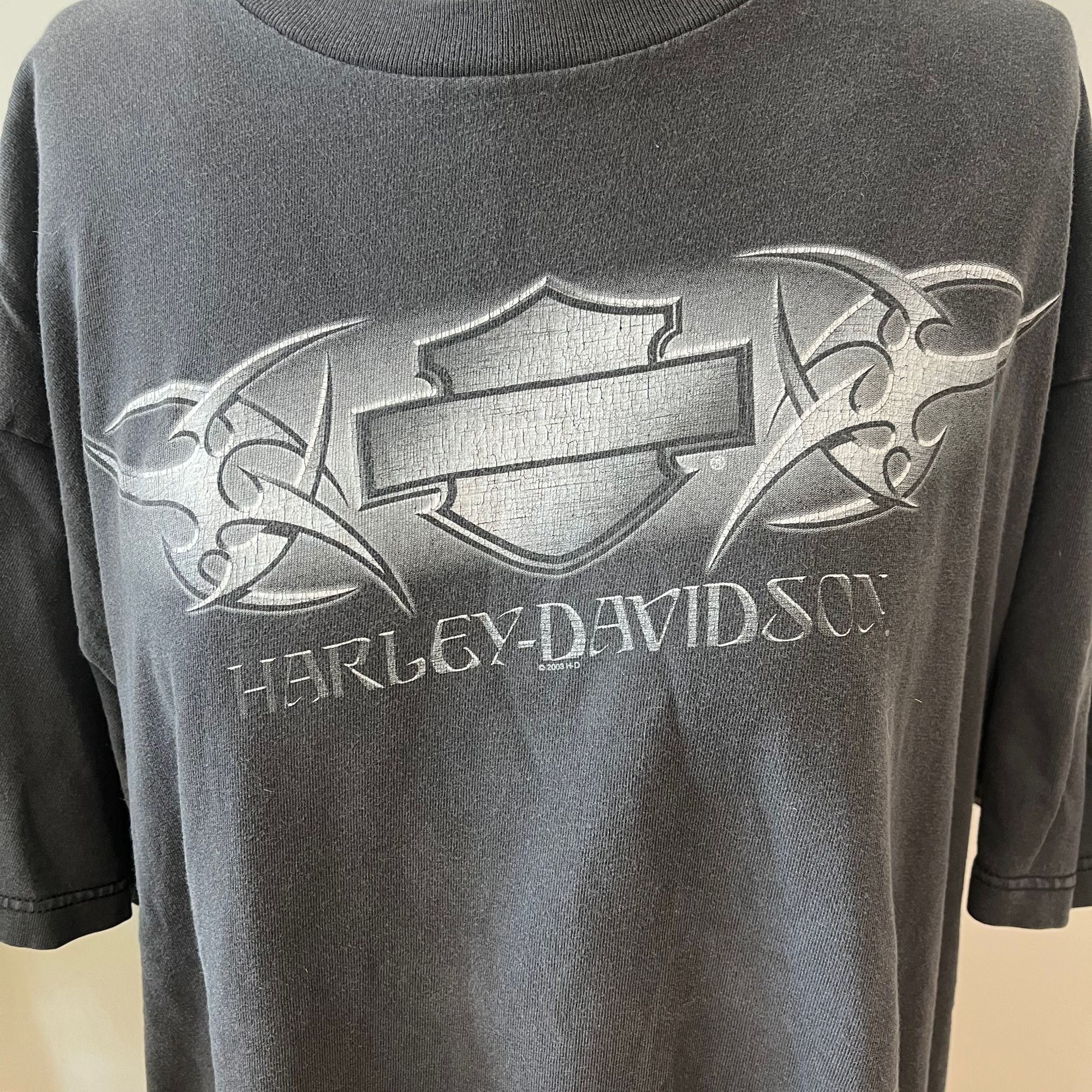 Harley Davidson Vintage HARLEY DAVIDSON Graphic Tee from Ludwigshafen, Germa Size US XXL / EU 58 / 5 - 2 Thumbnail