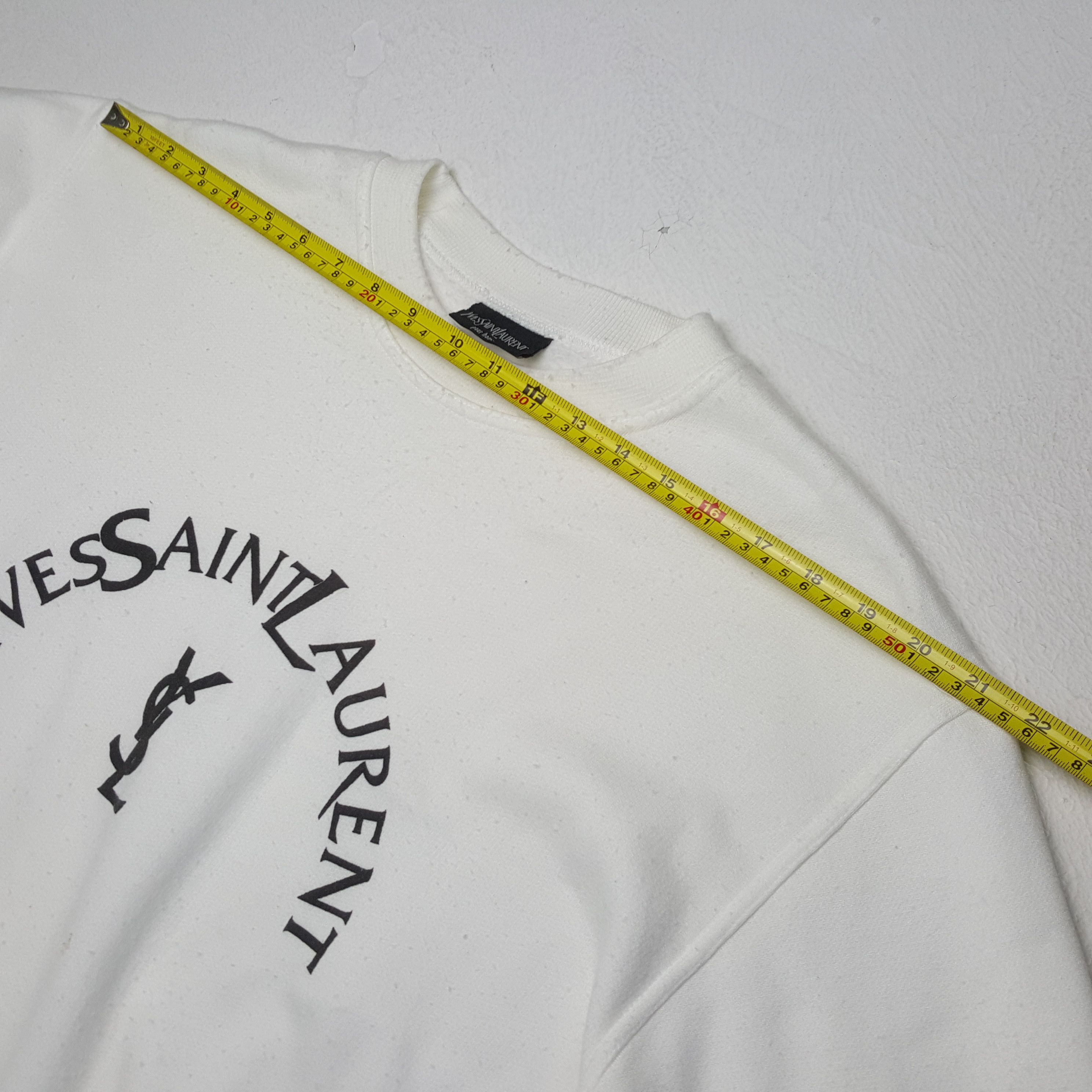 Vintage × Yves Saint Laurent YVES SAINT LAURENT Luxury Brand Fashion Style Sweatshirt Size US L / EU 52-54 / 3 - 4 Thumbnail