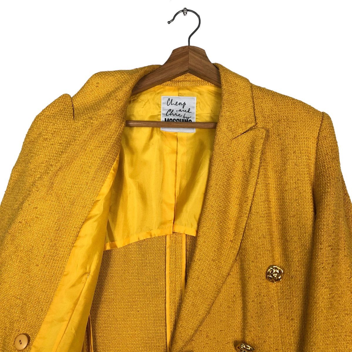 Japanese Brand 🔥Cropped Jacket Double Breast Moschino Size M / US 6-8 / IT 42-44 - 12 Thumbnail