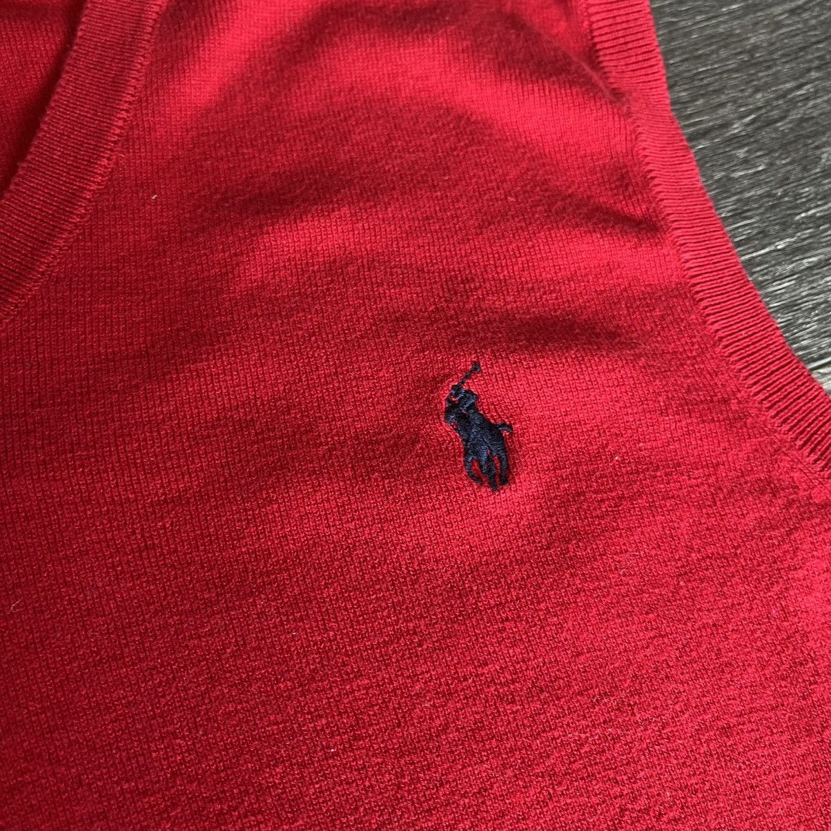 Polo Ralph Lauren Vintage Polo Ralph Lauren Basic Pima Cotton Sweater Vest Size US L / EU 52-54 / 3 - 3 Thumbnail