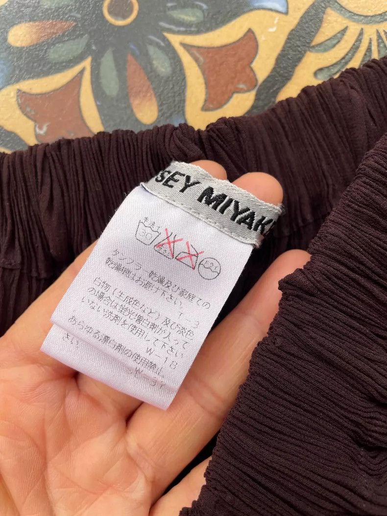 Issey Miyake Issey Miyake size:M Brown main line skirt Size 22" - 7 Thumbnail