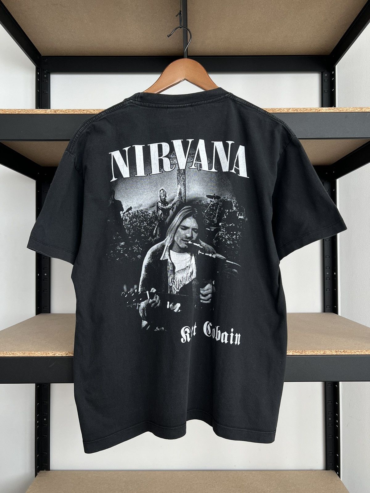 Band Tees Vintage 90s Nirvana Kurt Cobain MTV Unplugged Boot Size US L / EU 52-54 / 3 - 4 Thumbnail