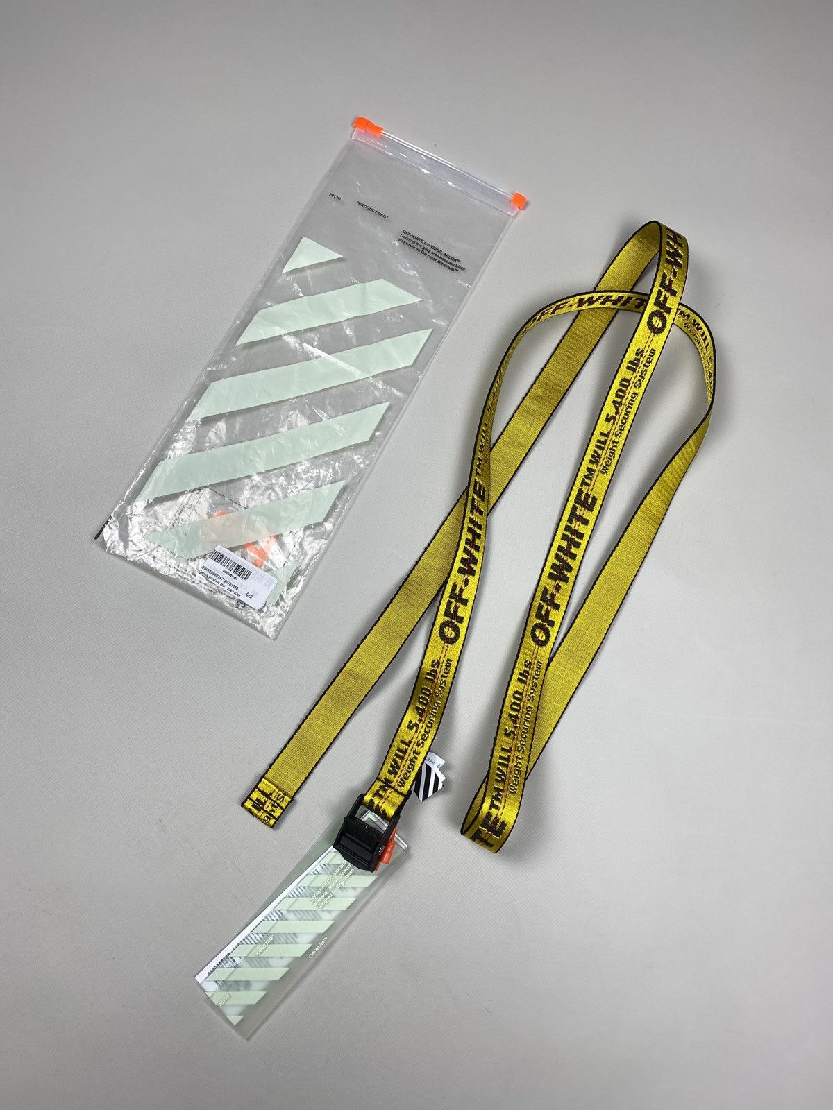Off-White BNWT! Off-white Carry OV Mini Industrial belt one Size Size ONE SIZE - 15 Thumbnail