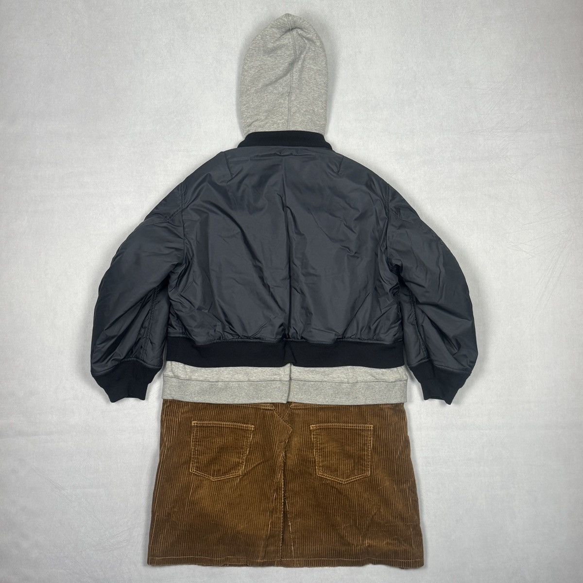 Undercover FW18 MA-1 Layered Hooded Bomber Jacket Size US M / EU 48-50 / 2 - 2 Thumbnail