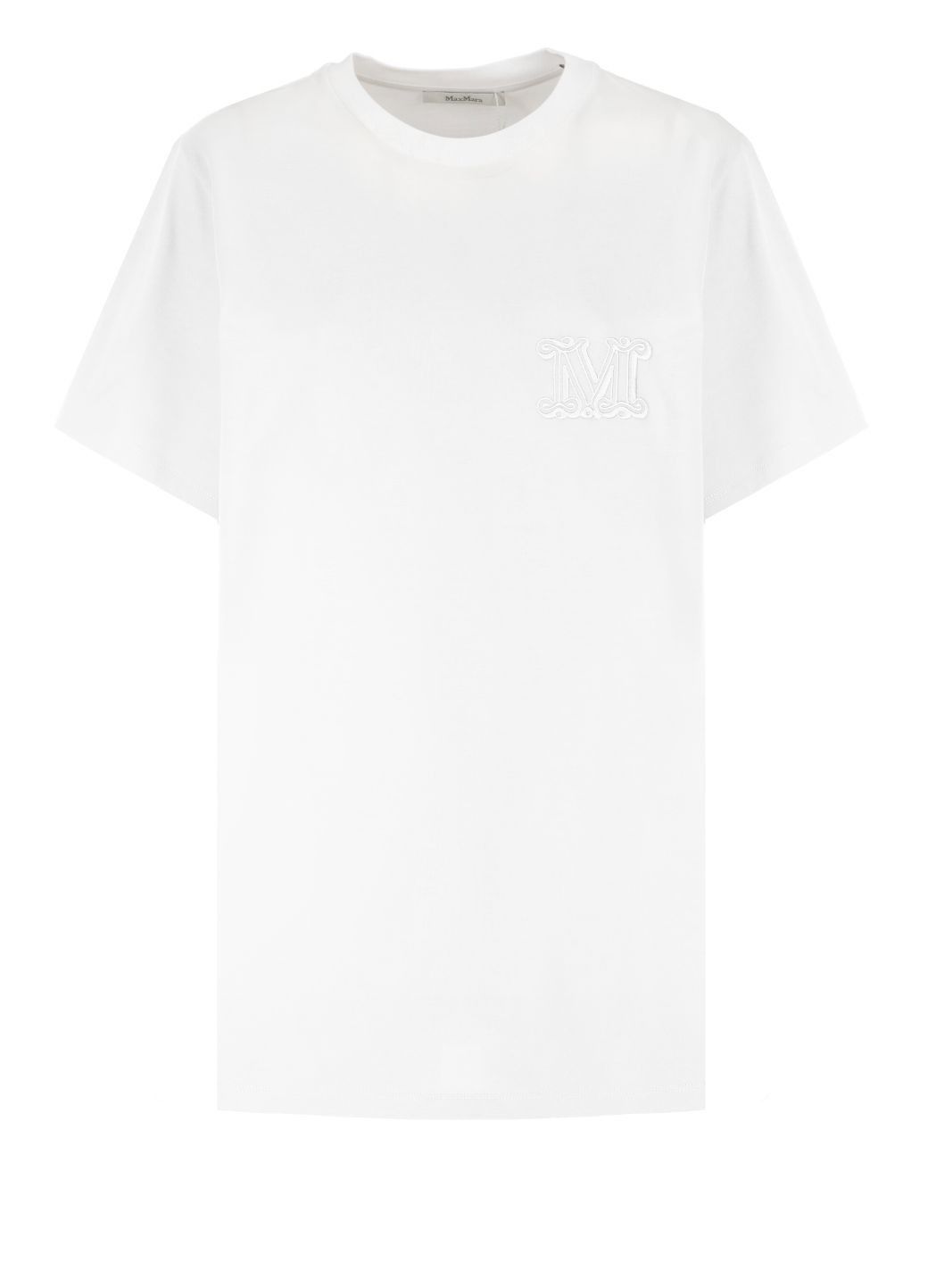 Max Mara Max Mara Cotton T-Shirt With Logo tag size S Women - USA Duties Paid Size S / US 4 / IT 40 - 1 Preview