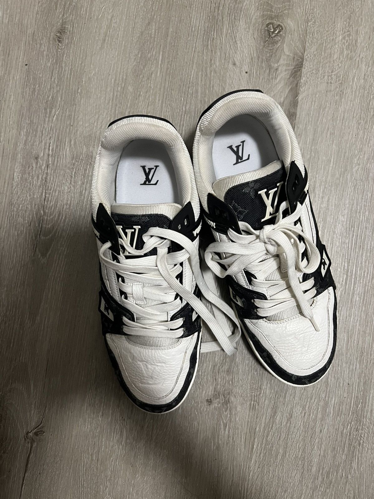 Louis Vuitton Louis Vuitton Trainer Size 7 Black Denim Size US 8 / EU 41 - 4 Thumbnail