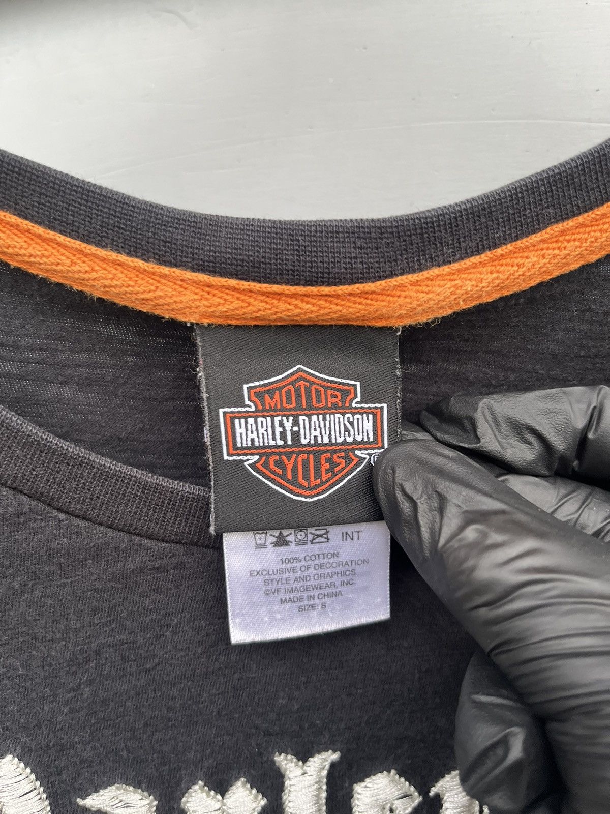 Harley Davidson Kitty Hawk Harley Davidson North Carolina Y2K Style Tees Size US S / EU 44-46 / 1 - 3 Thumbnail