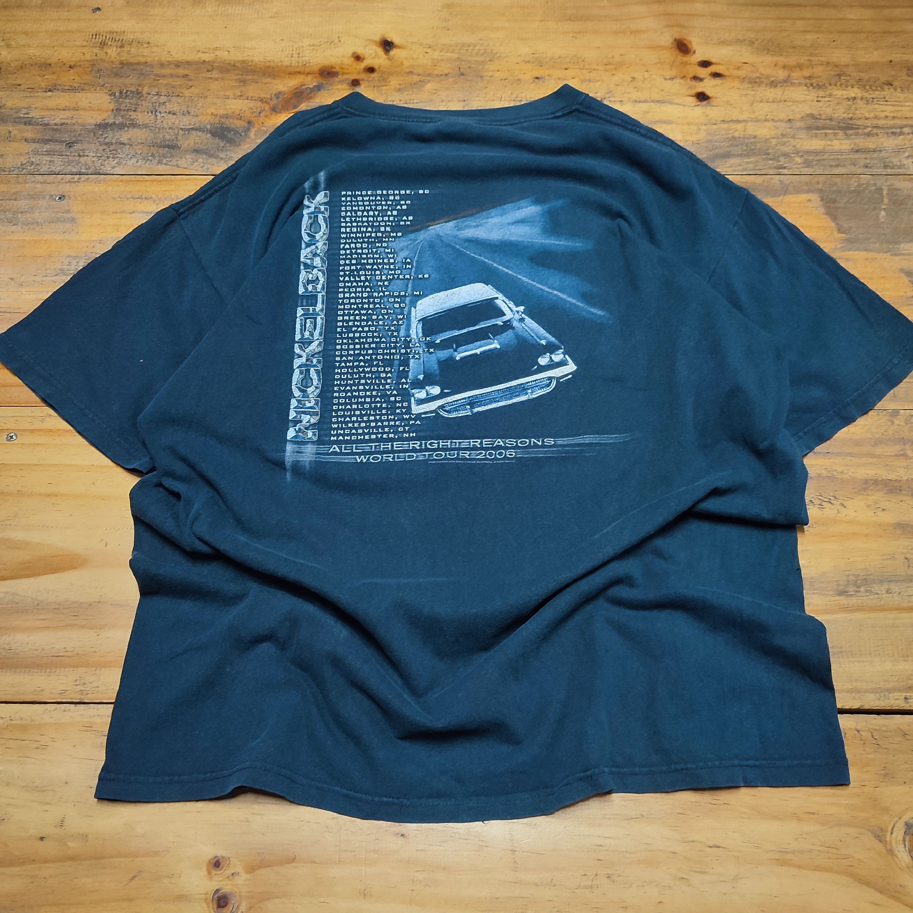 Band Tees × Vintage 2006 NICKELBACK TOUR TSHIRT Size US XL / EU 56 / 4 - 4 Thumbnail