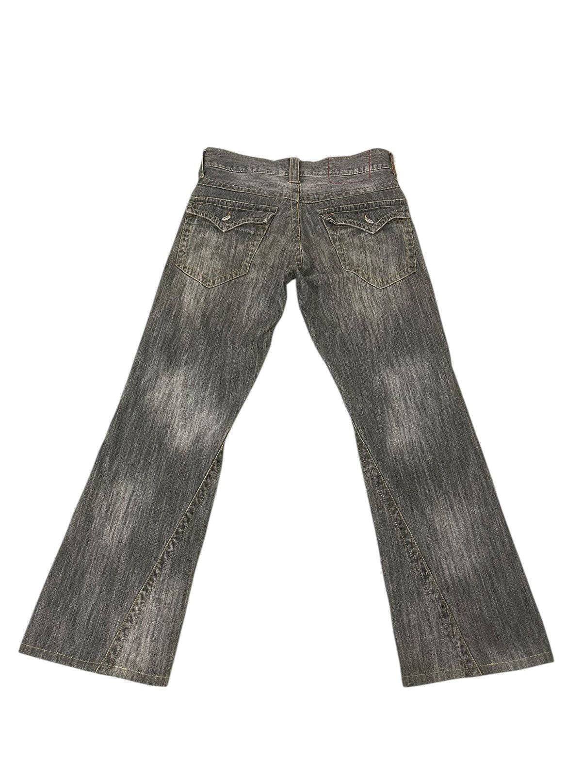 Japanese Brand Flare Jeans Dominate Faded Distress Boot Cut 1🟦1 Size US 30 / EU 46 - 11 Thumbnail