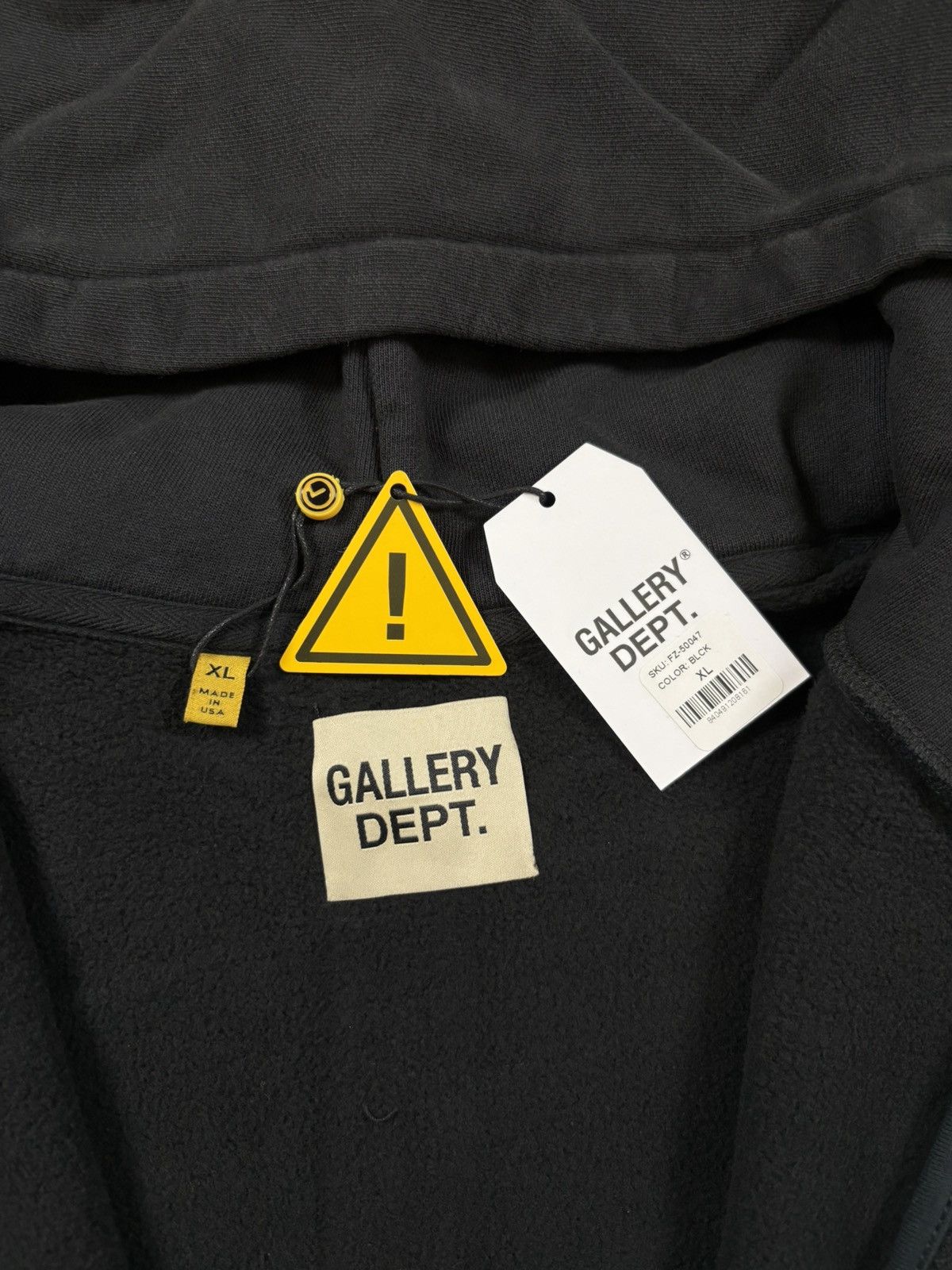 Gallery Dept. Gallery Dept 90‘ s Full Zip Jacket, Black Size US XL / EU 56 / 4 - 7 Thumbnail