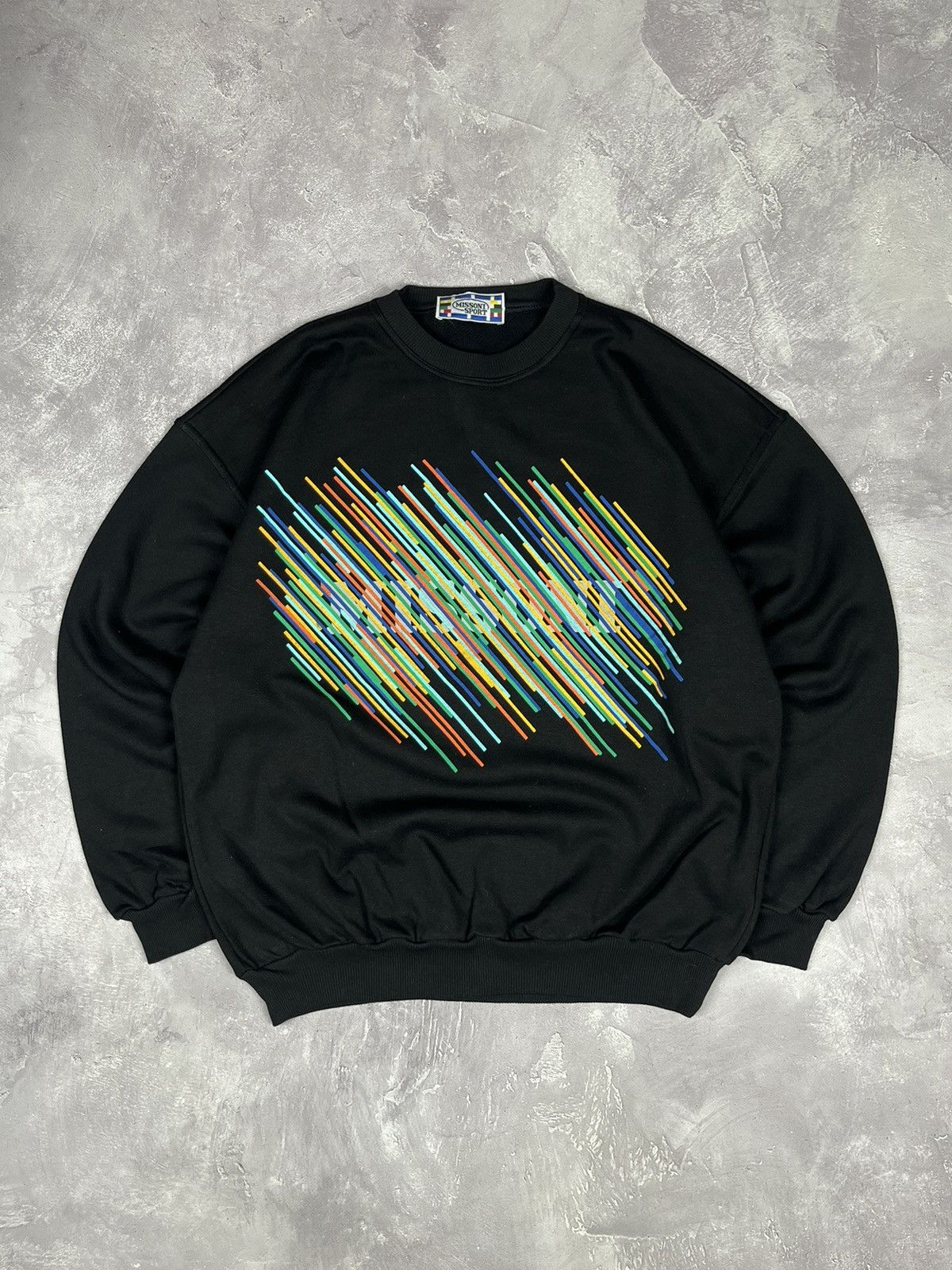 Missoni Missoni Sport Italy Crewneck Sweatshirt Big Logo Size US S / EU 44-46 / 1 - 1 Thumbnail