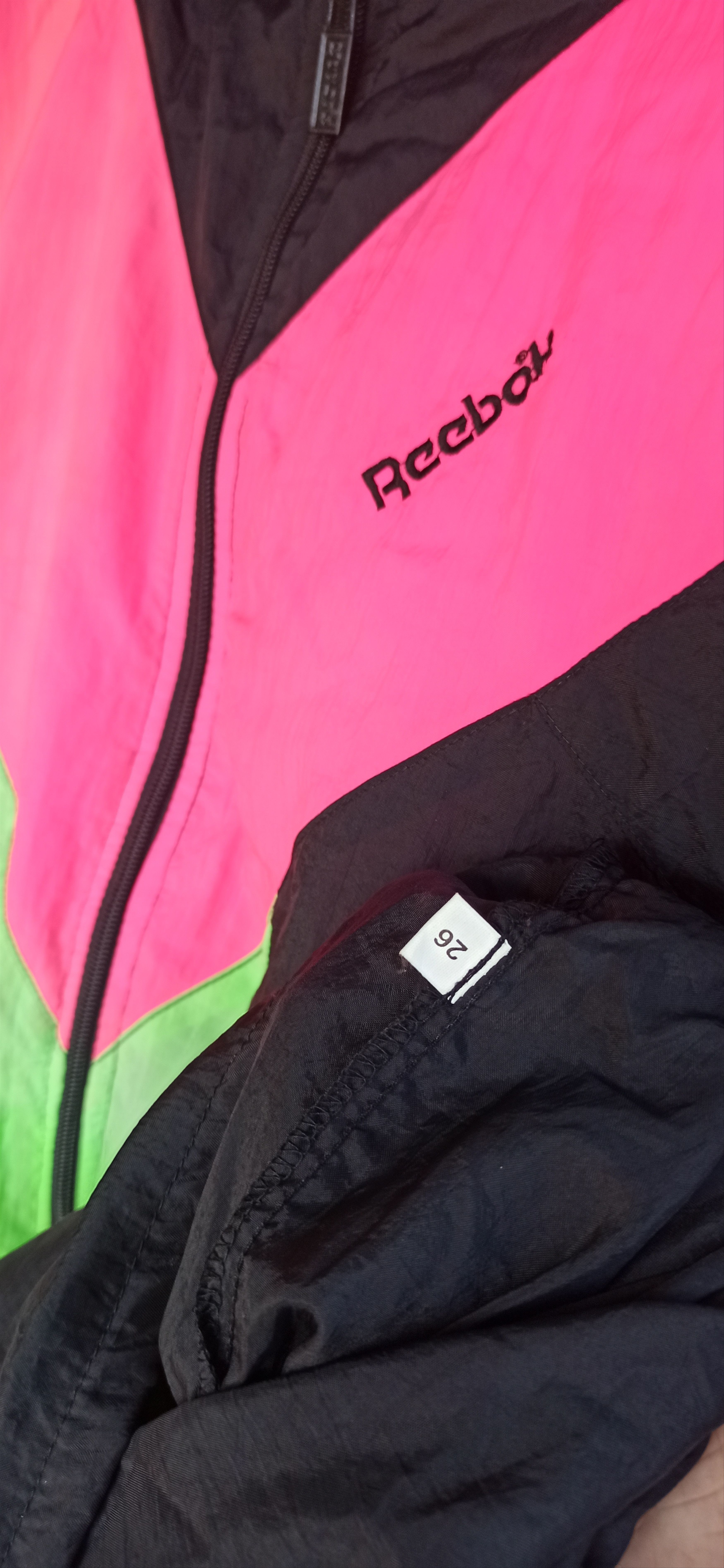 Reebok × Vintage Vintage Neon Accent Reebok Windbraker Size US XL / EU 56 / 4 - 5 Thumbnail