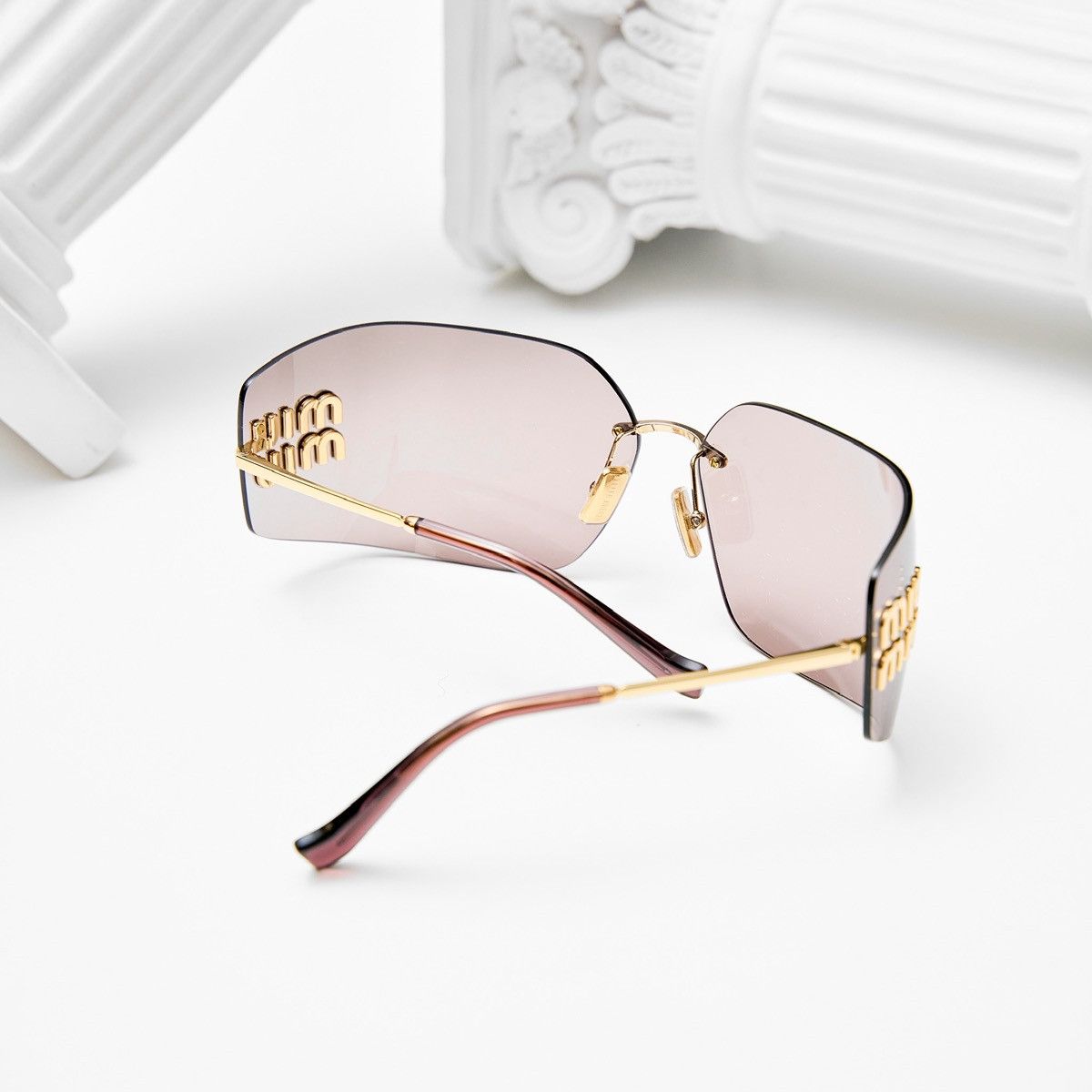 Miu Miu MIU MIU 0MU 54YS 5AK06I SUNGLASSES Size ONE SIZE - 7 Thumbnail