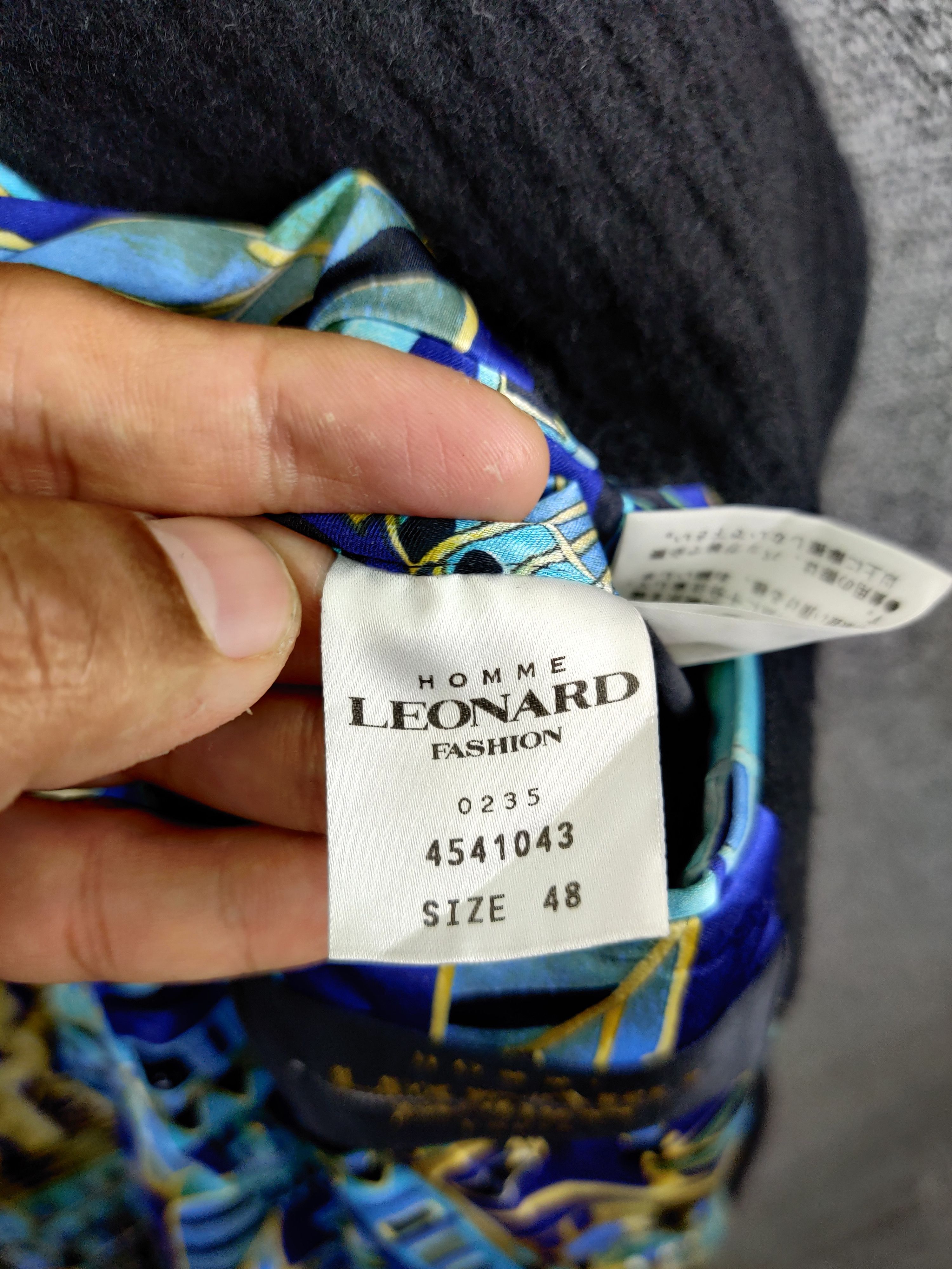Japanese Brand Vintage Leonard Paris Homme Abstract Blazer Jacket Size US M / EU 48-50 / 2 - 11 Thumbnail