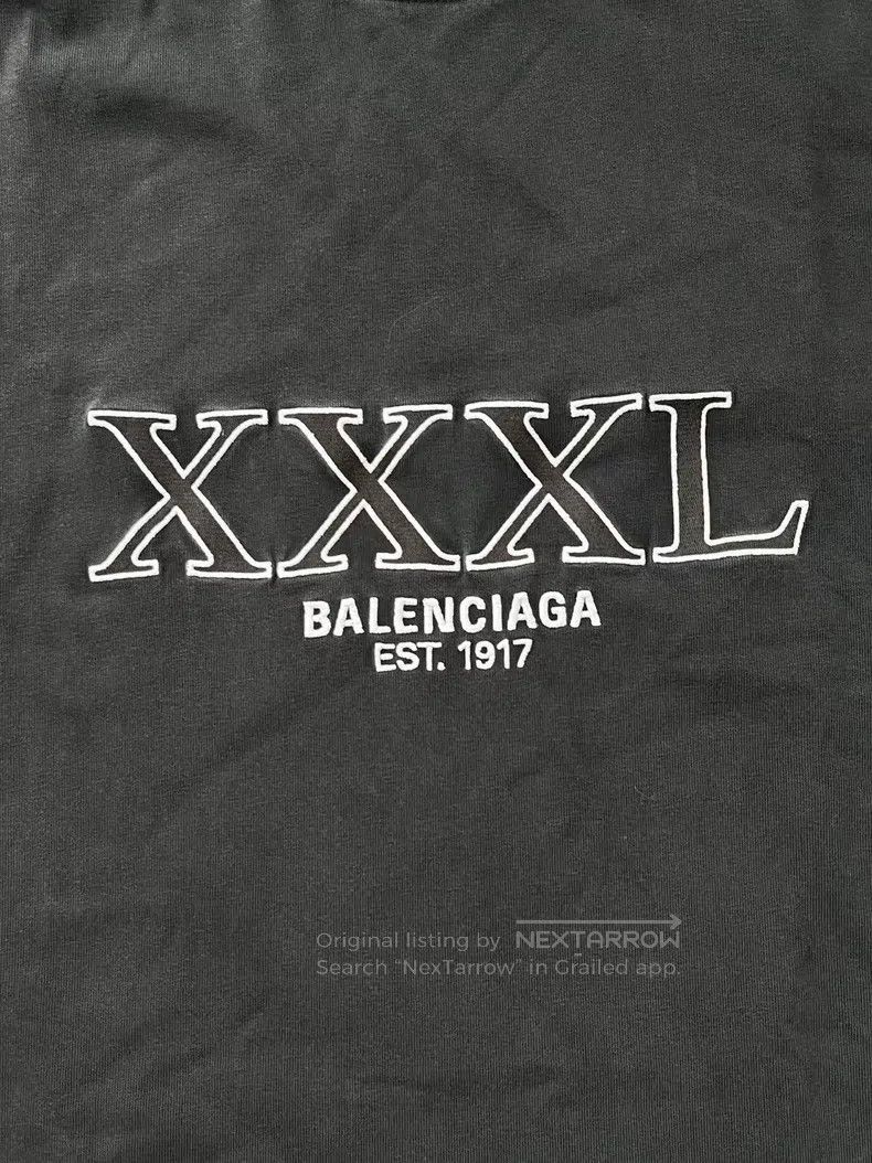 Balenciaga Balenciaga XXXL Letter Printed Round Neck Short Sleeve T-S Size US XS / EU 42 / 0 - 3 Thumbnail
