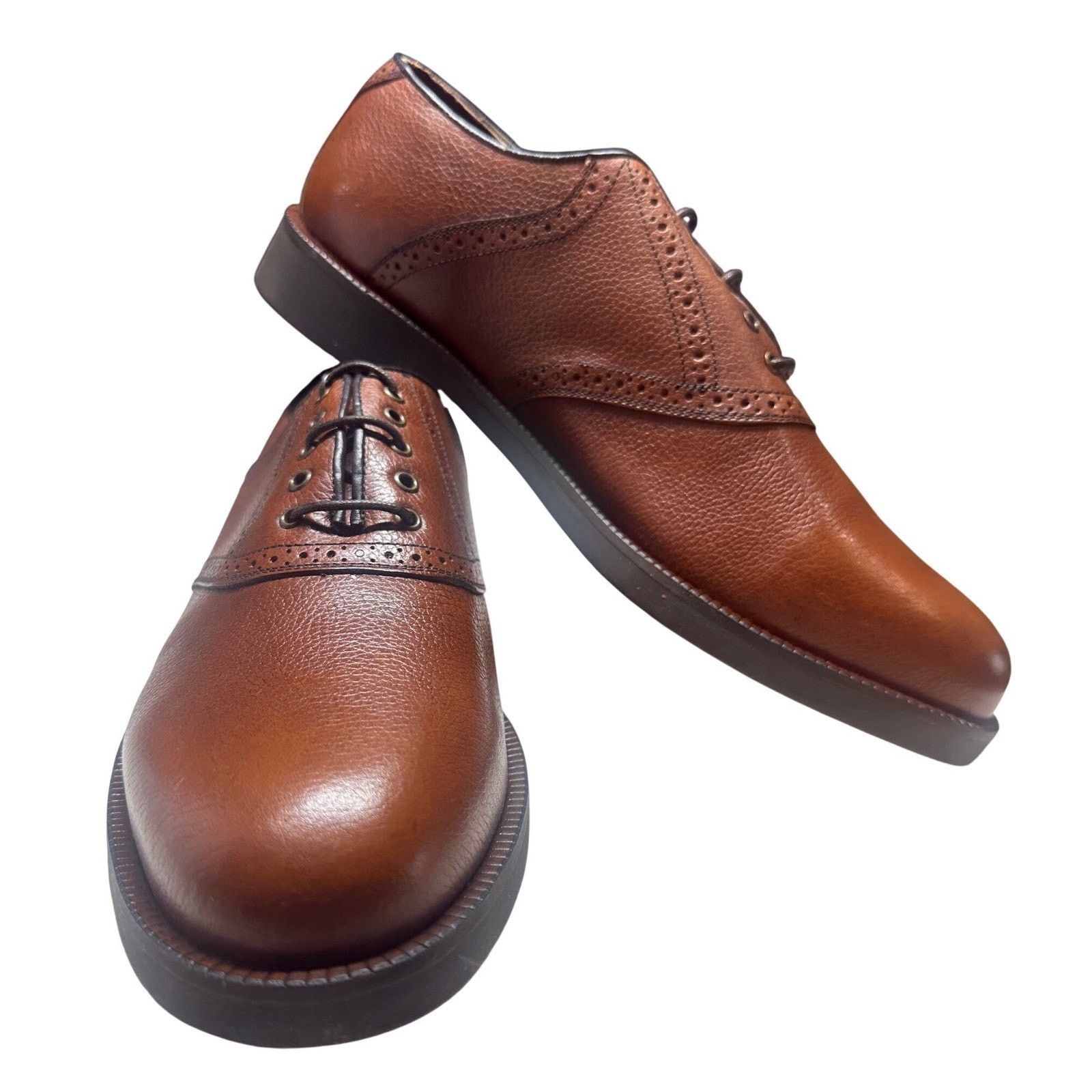 Duck Head Duck Head Steadman Oxford Mens 13 Brown NEW Leather Shoes Size US 13 / EU 46 - 3 Thumbnail