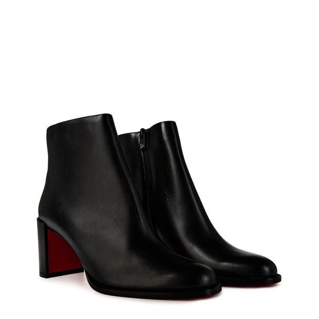 Christian Louboutin Adoxa 70mm Leather Boots Size US 7.5 / IT 37.5 - 4 Thumbnail