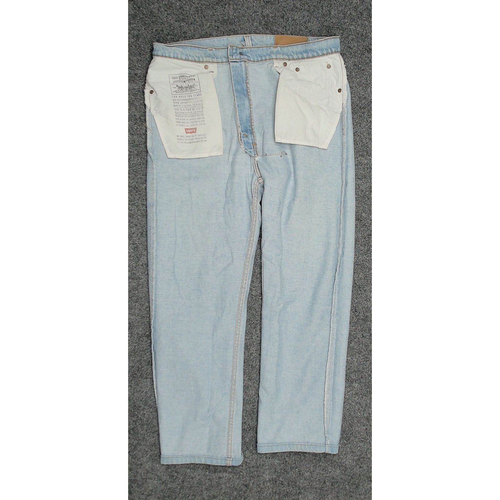 Levi's Vintage 90s Levi's 505 Light Stonewash Faded Baggy Fit USA Size 38" / US 16 / IT 52 - 5 Thumbnail