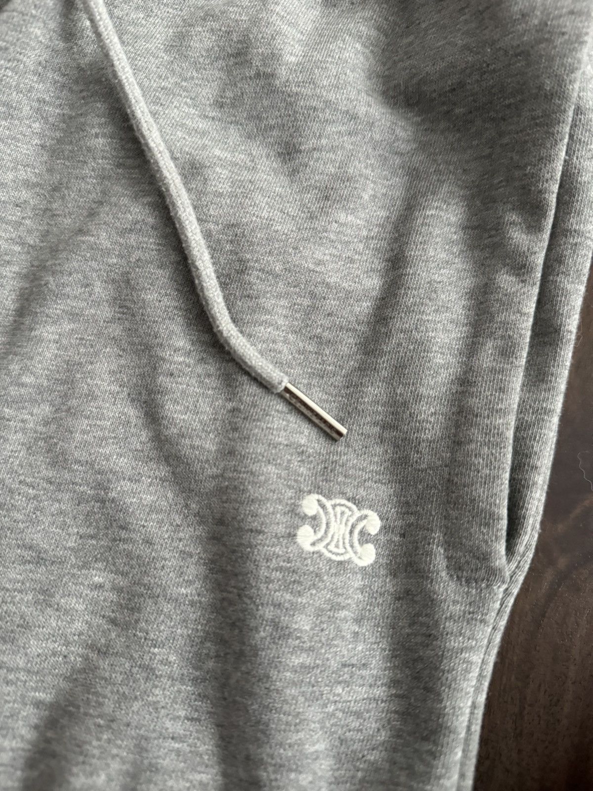 Celine Celine Triomphe Sweatpants (grey) Size US 33 - 2 Thumbnail