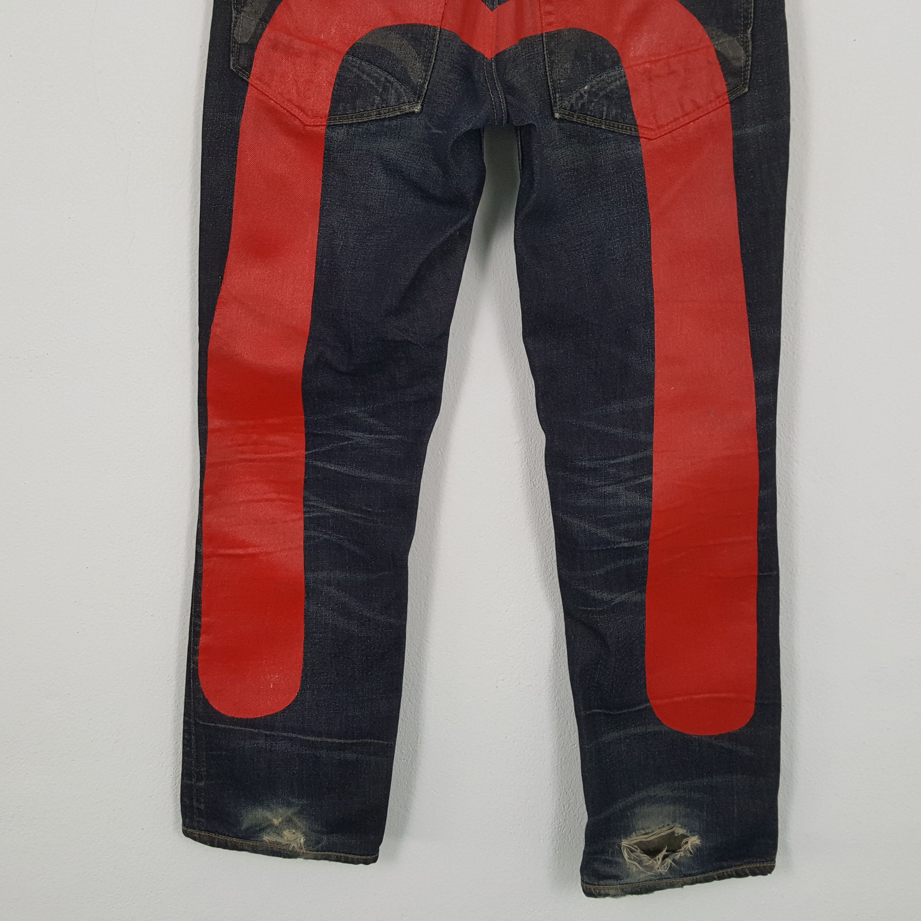 Evisu × Puma × Vintage Vintage EVISU x PUMA Japan Brand Daicock Custom Style Jeans Size US 29 - 3 Thumbnail