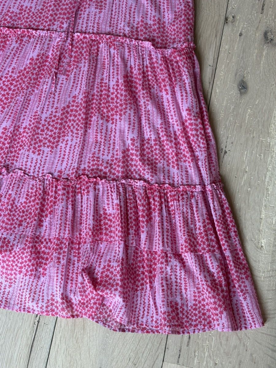 Banjanan Pink Patterned Banjanan Flowy Maxi Dress Ruffled M Summer Size M / US 6-8 / IT 42-44 - 4 Thumbnail