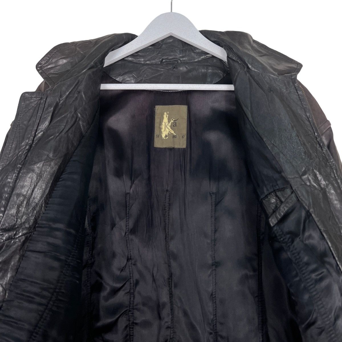 Japanese Brand 🔥 ARCHIVES KA UOMO LEATHER BOMBER JACKET Size US L / EU 52-54 / 3 - 12 Thumbnail